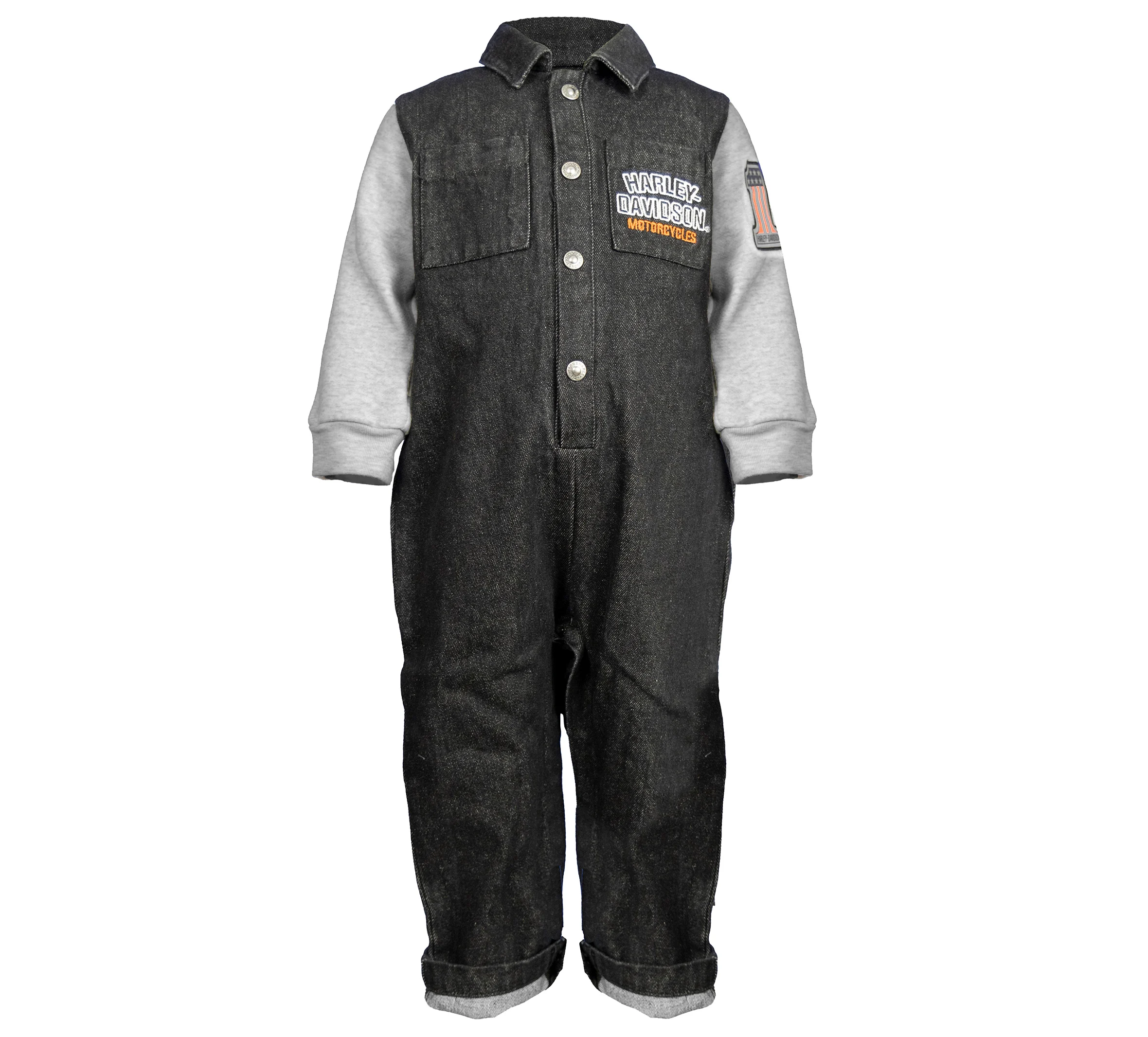 Toddler Denim and Fleece Workshop Coverall