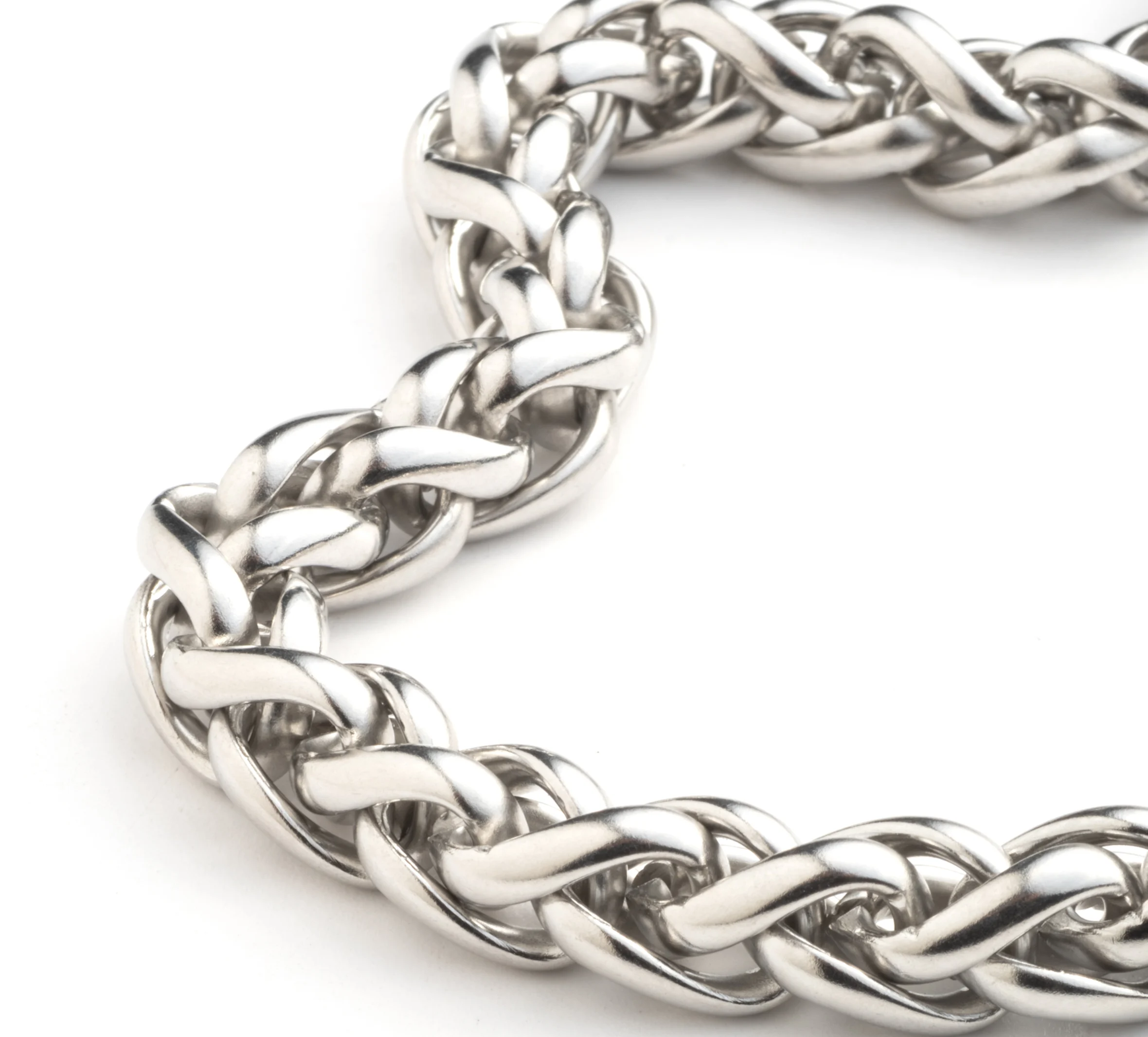 Men's 9" Bar & Shield Rope Chain Bracelet