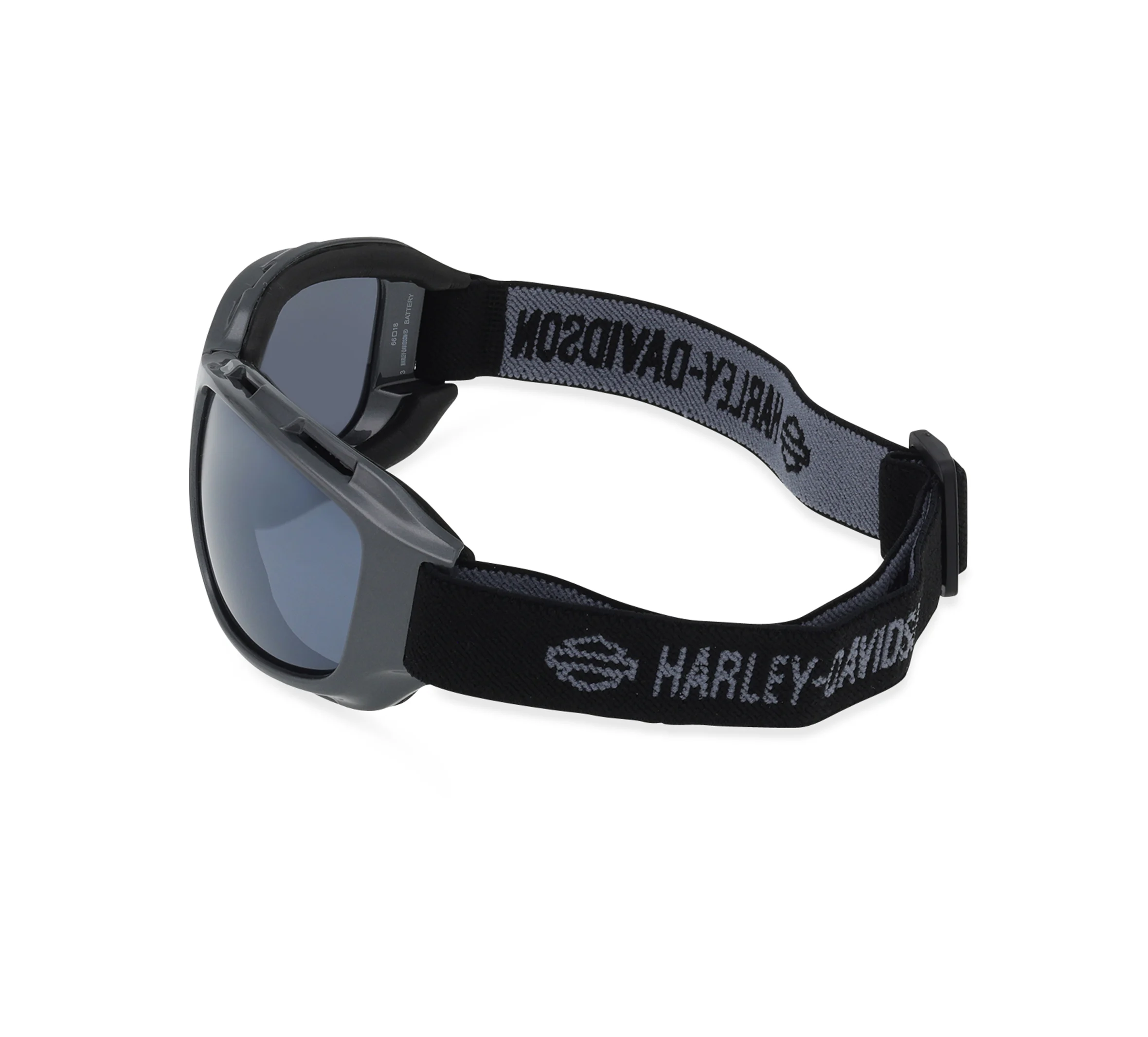 Battery Foldable Motorcycle Riding Goggle - Grey