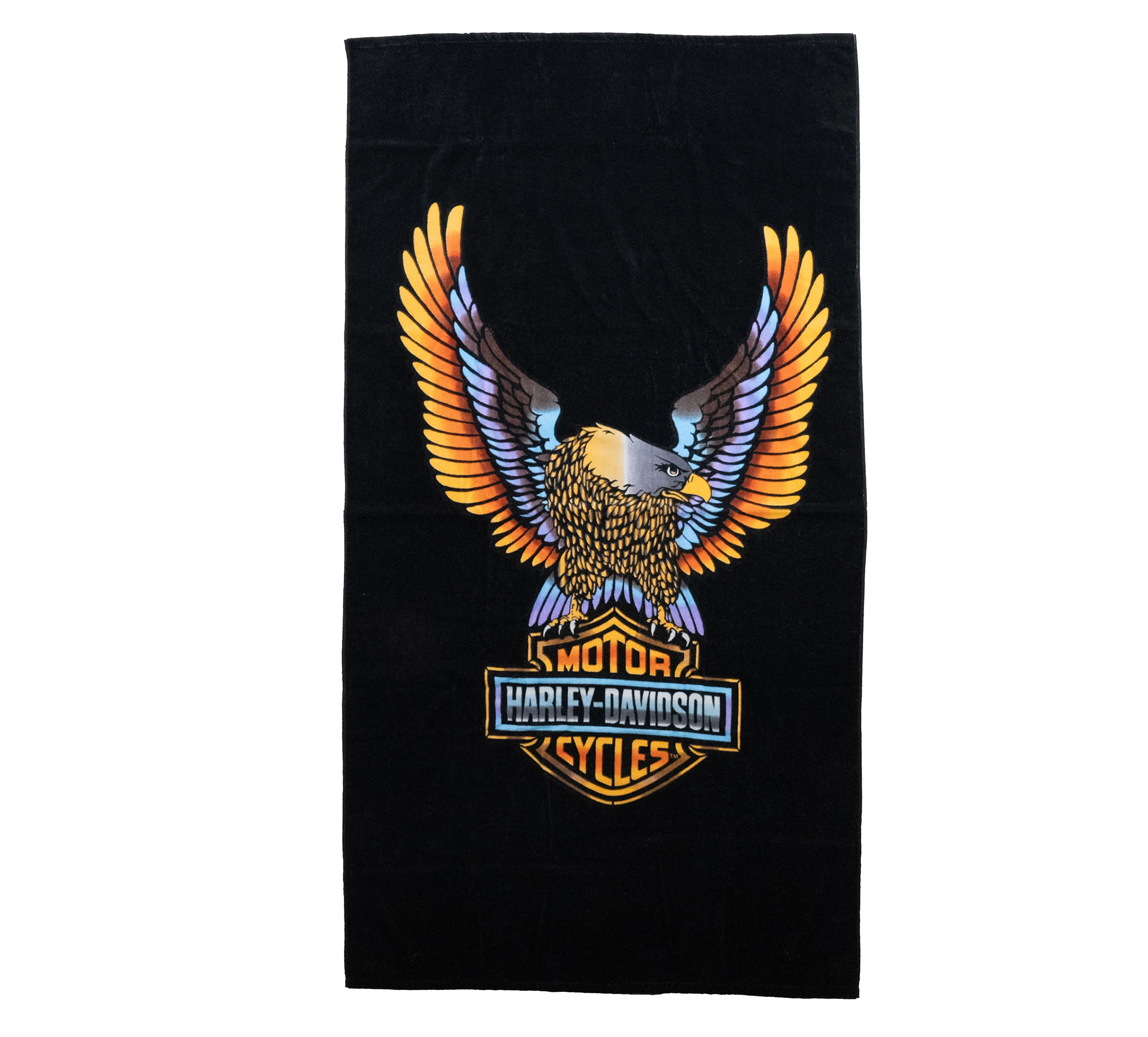 H-D Vivid Bar & Shield Eagle Beach Towel