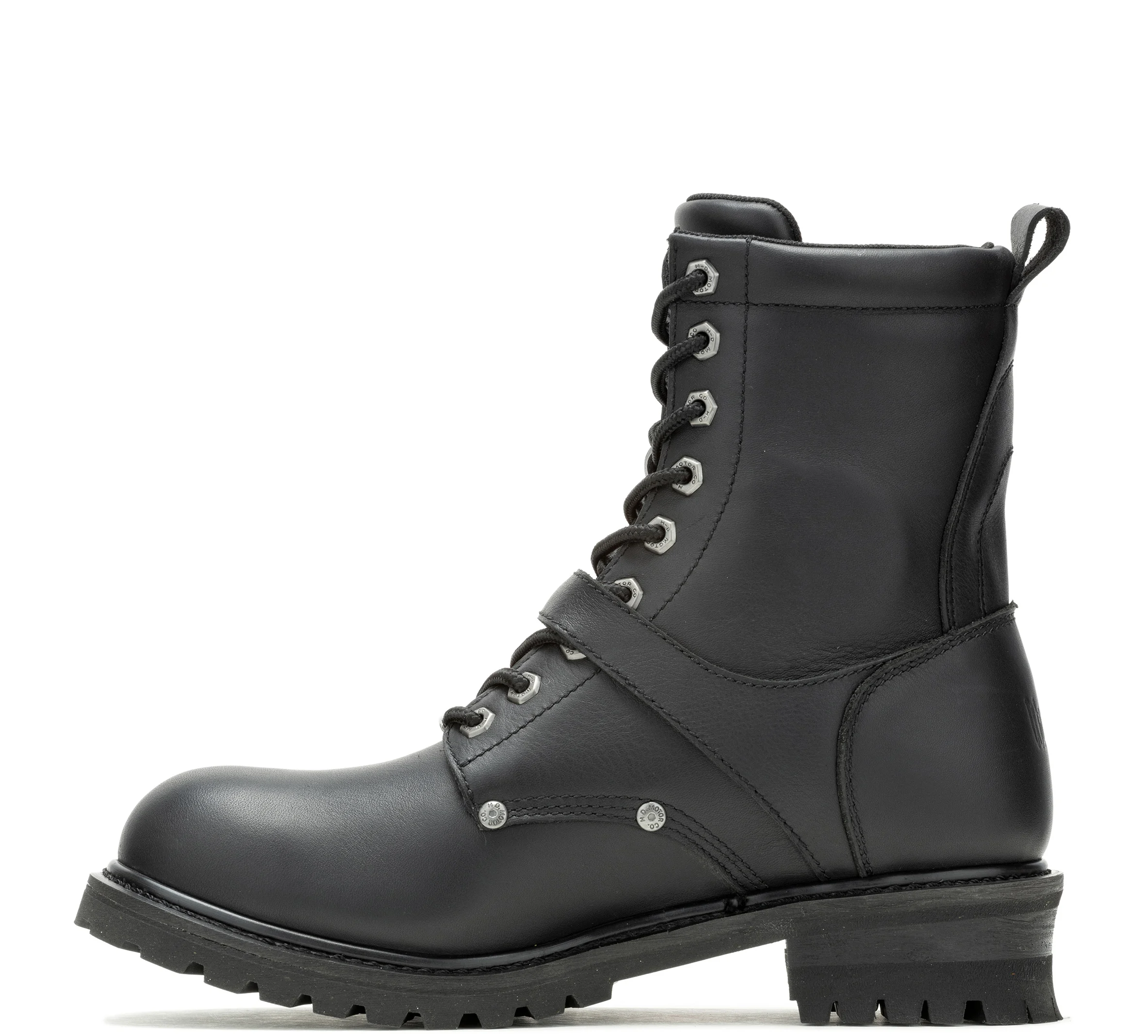 Men's Faded Glory Waterproof Leather Skull Riding Boot