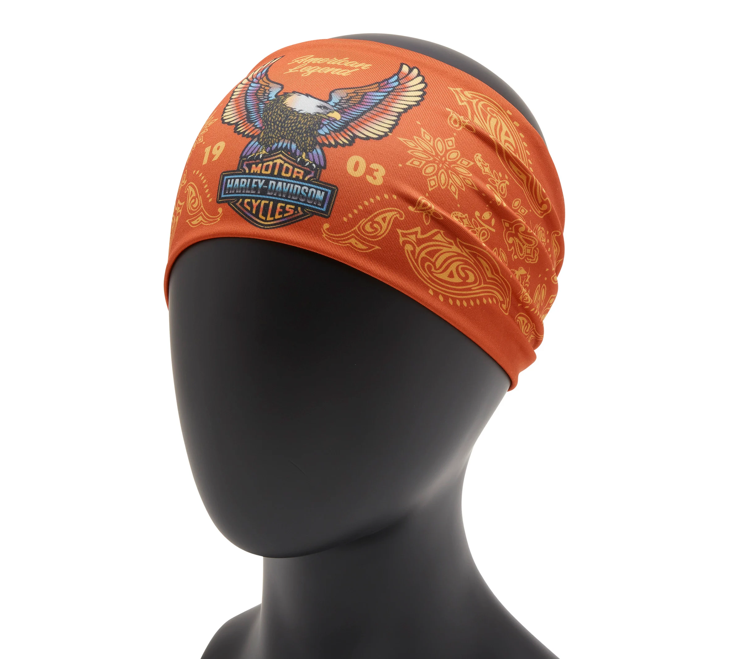 Women's Neon Eagle Headband - Vintage Orange