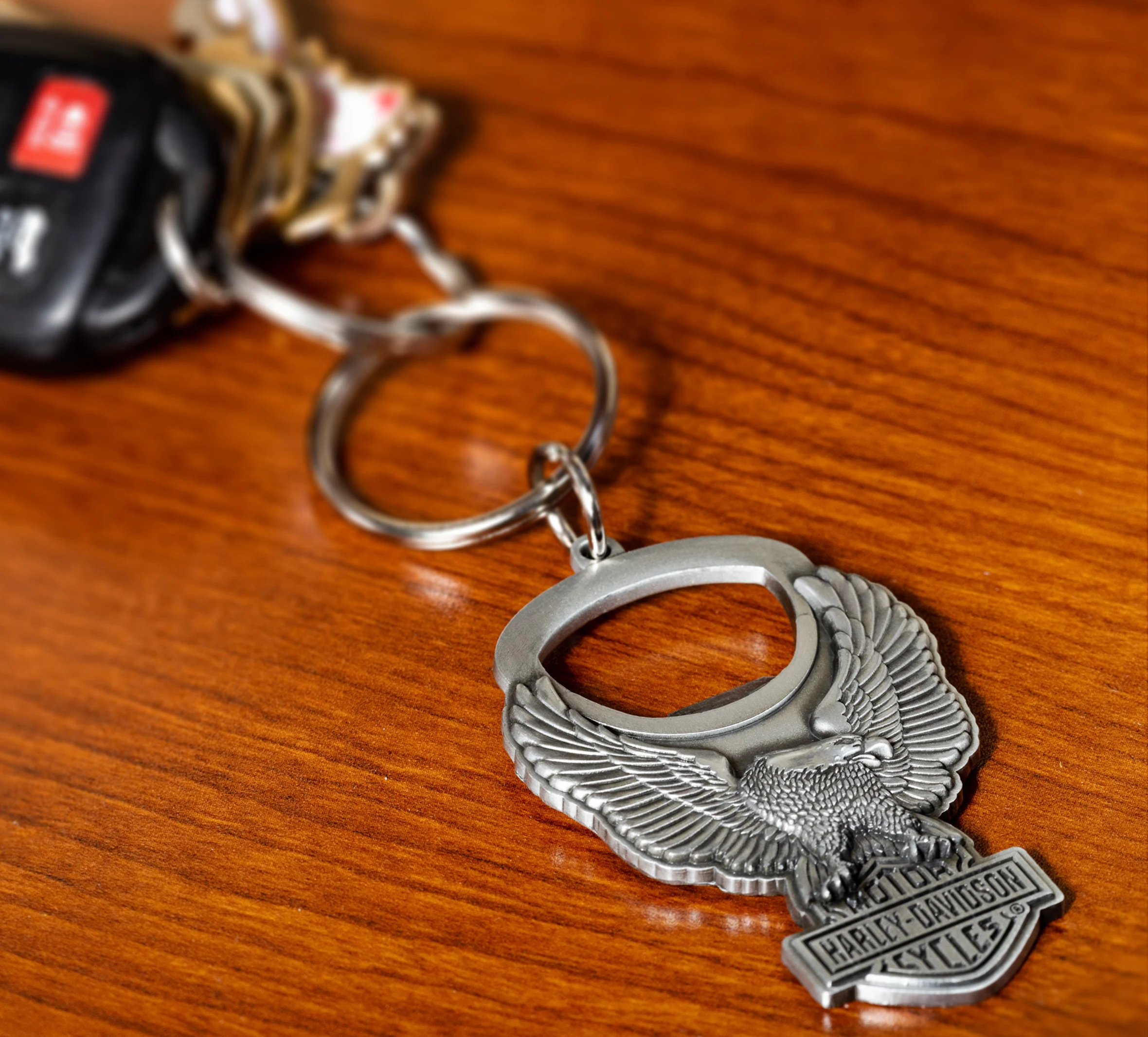 Eagle Bar & Shield Bottle Opener Key Chain