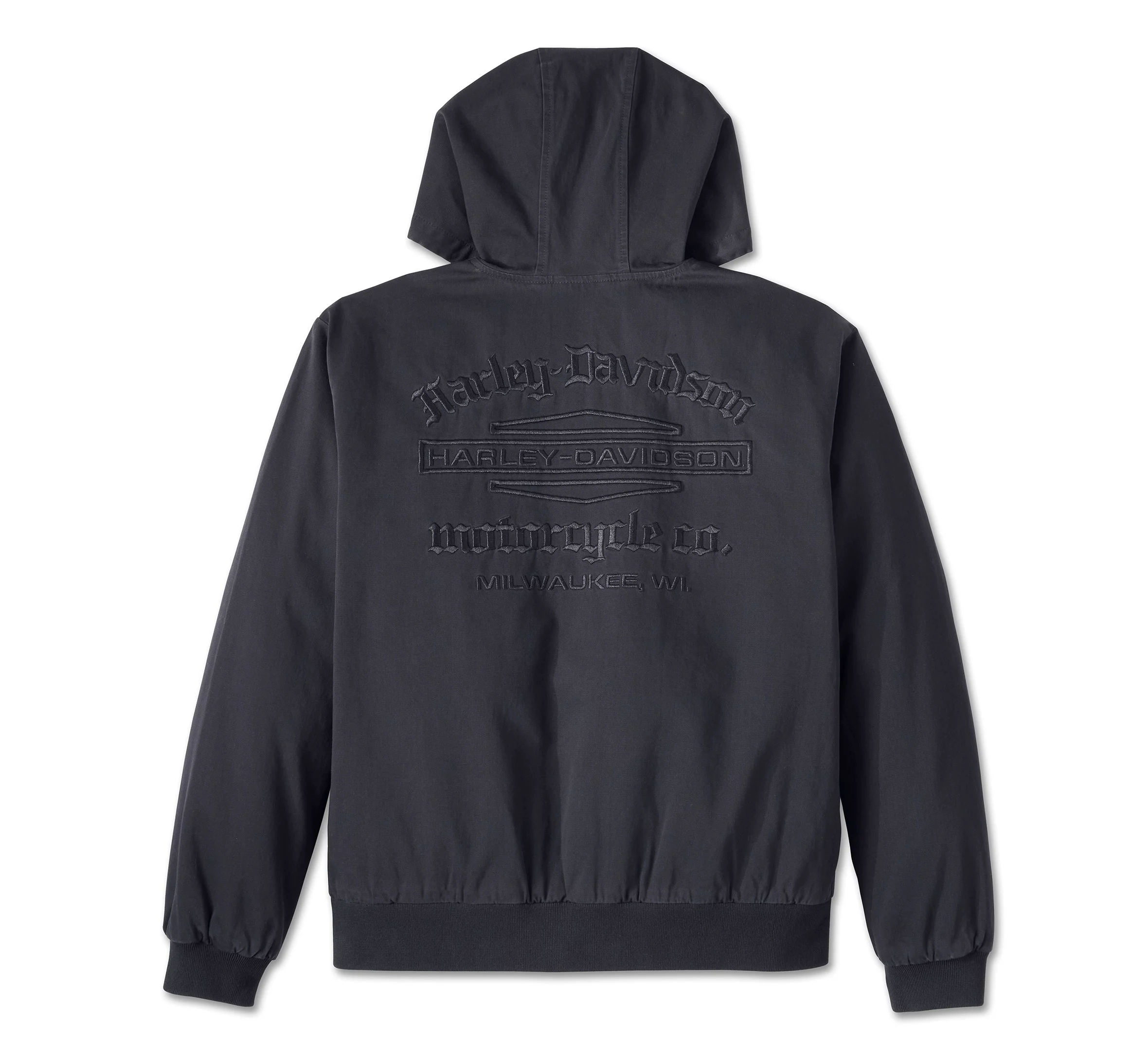 Bar & Shield Workwear Hooded Jacket - Harley Black