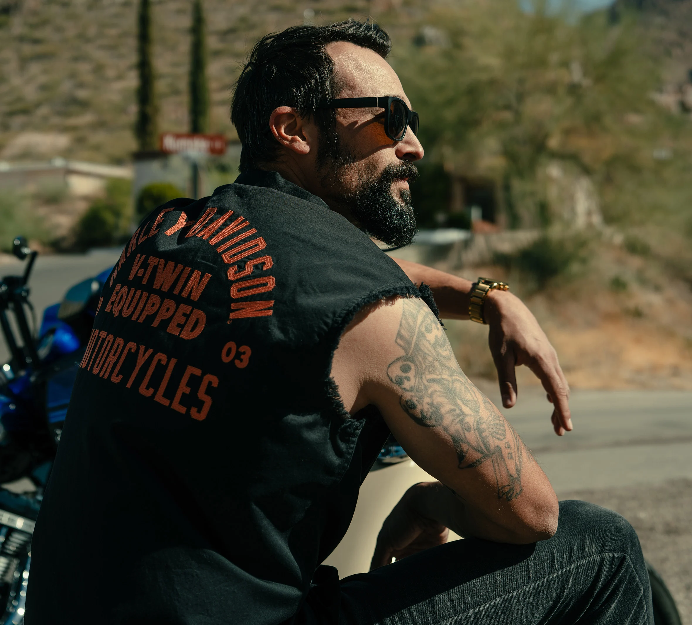 Men's V-Twin Equipped Solid Blowout - Harley Black