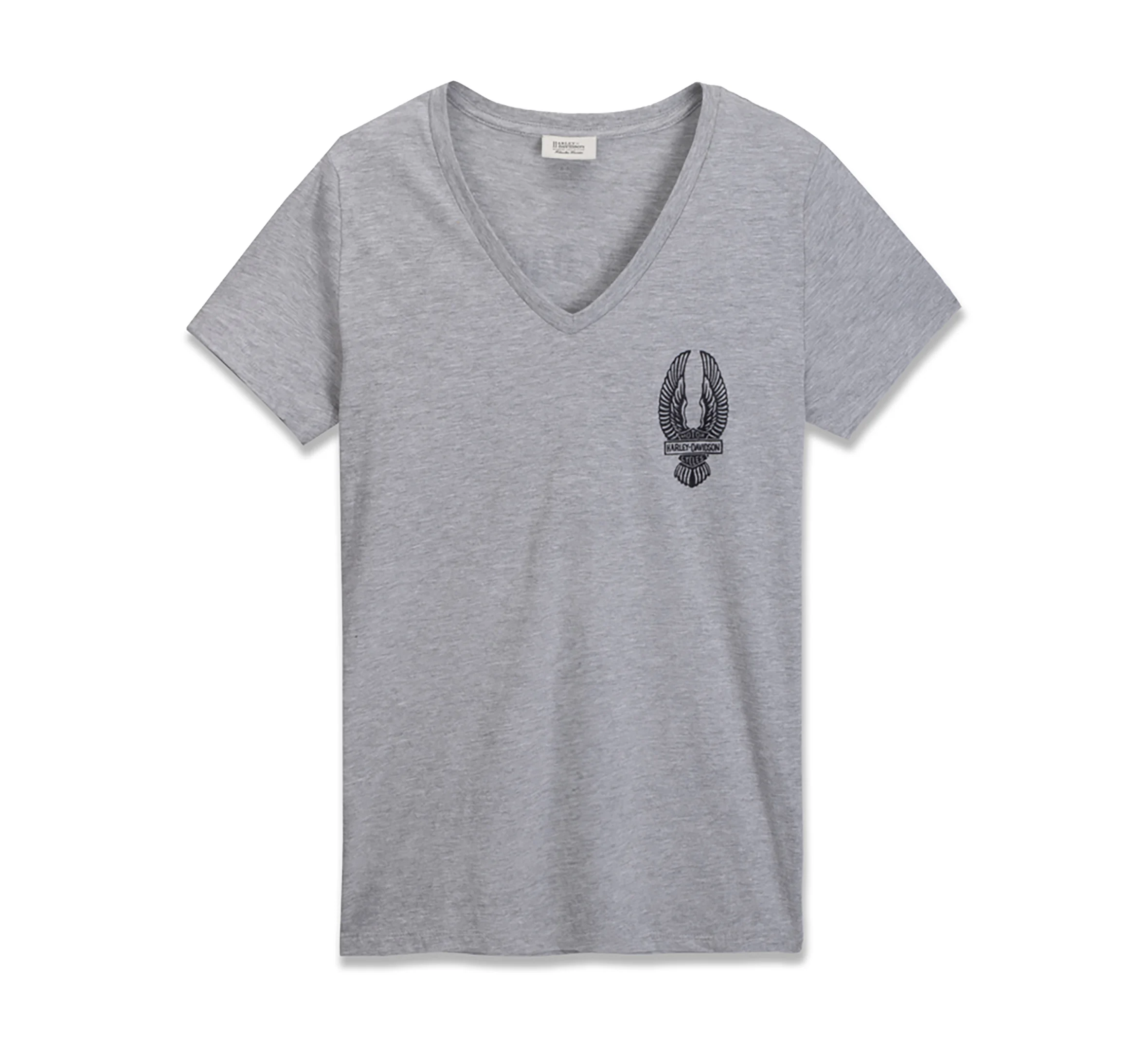 Women's Vintage Bar & shield w/ Wings V-Neck Tee