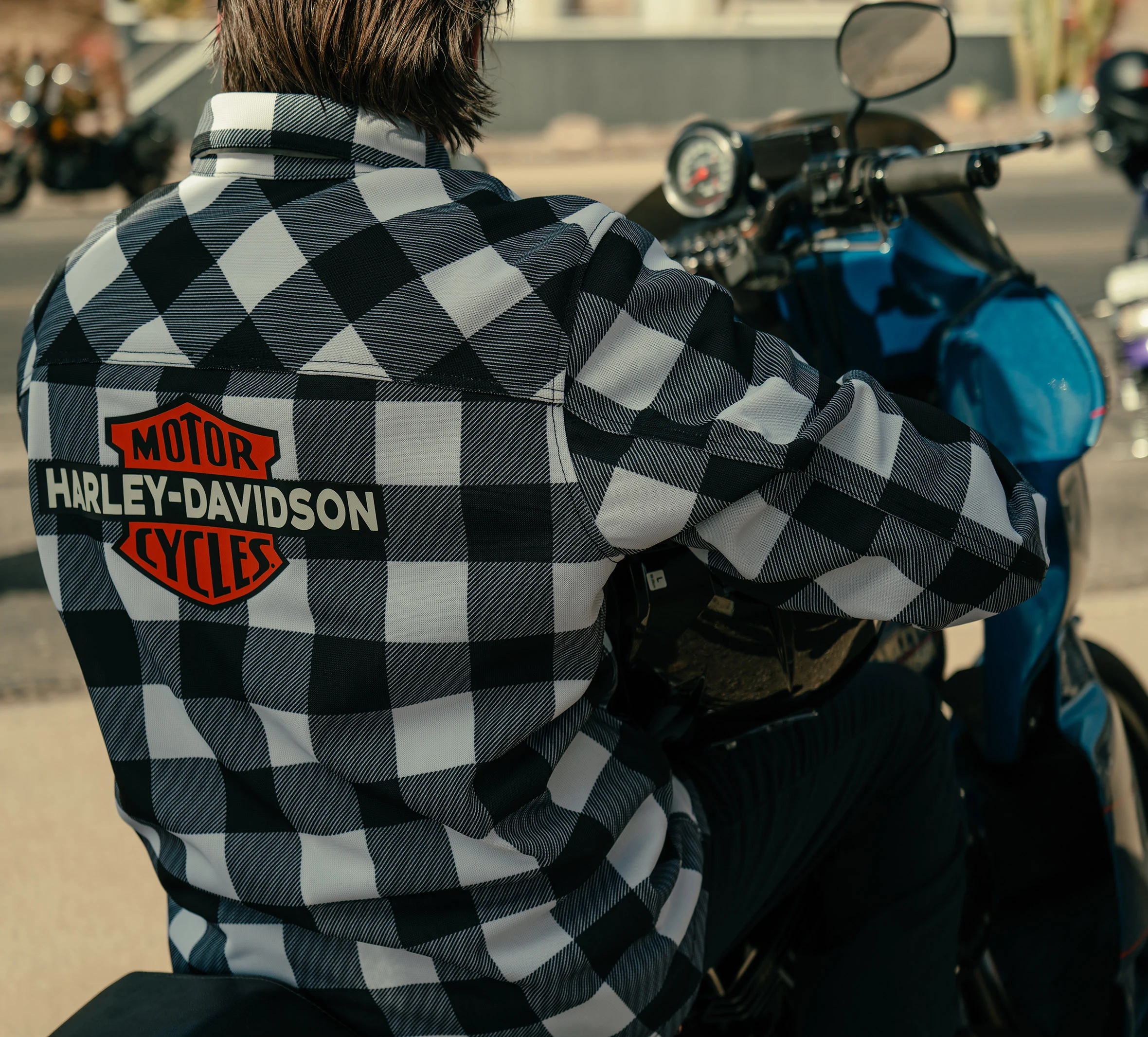 Men's H-D Mesh Operative Riding Shirt Jacket