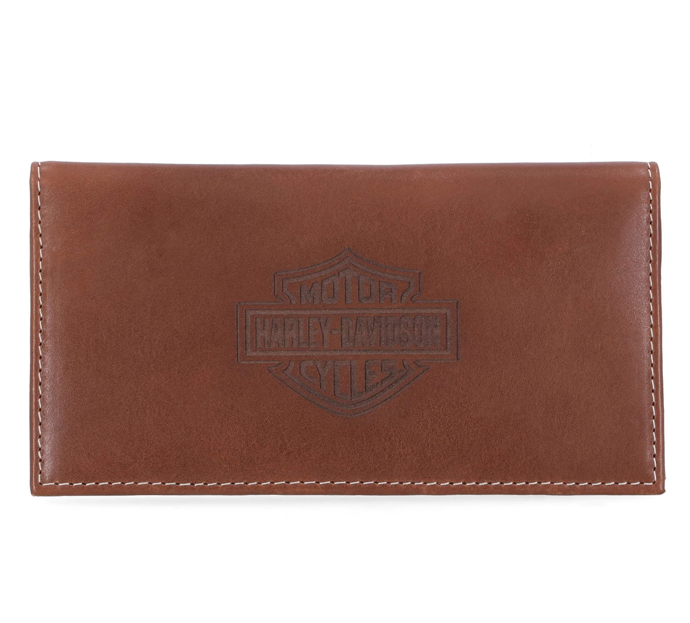 Laser Logo Rodeo Wallet - Cognac