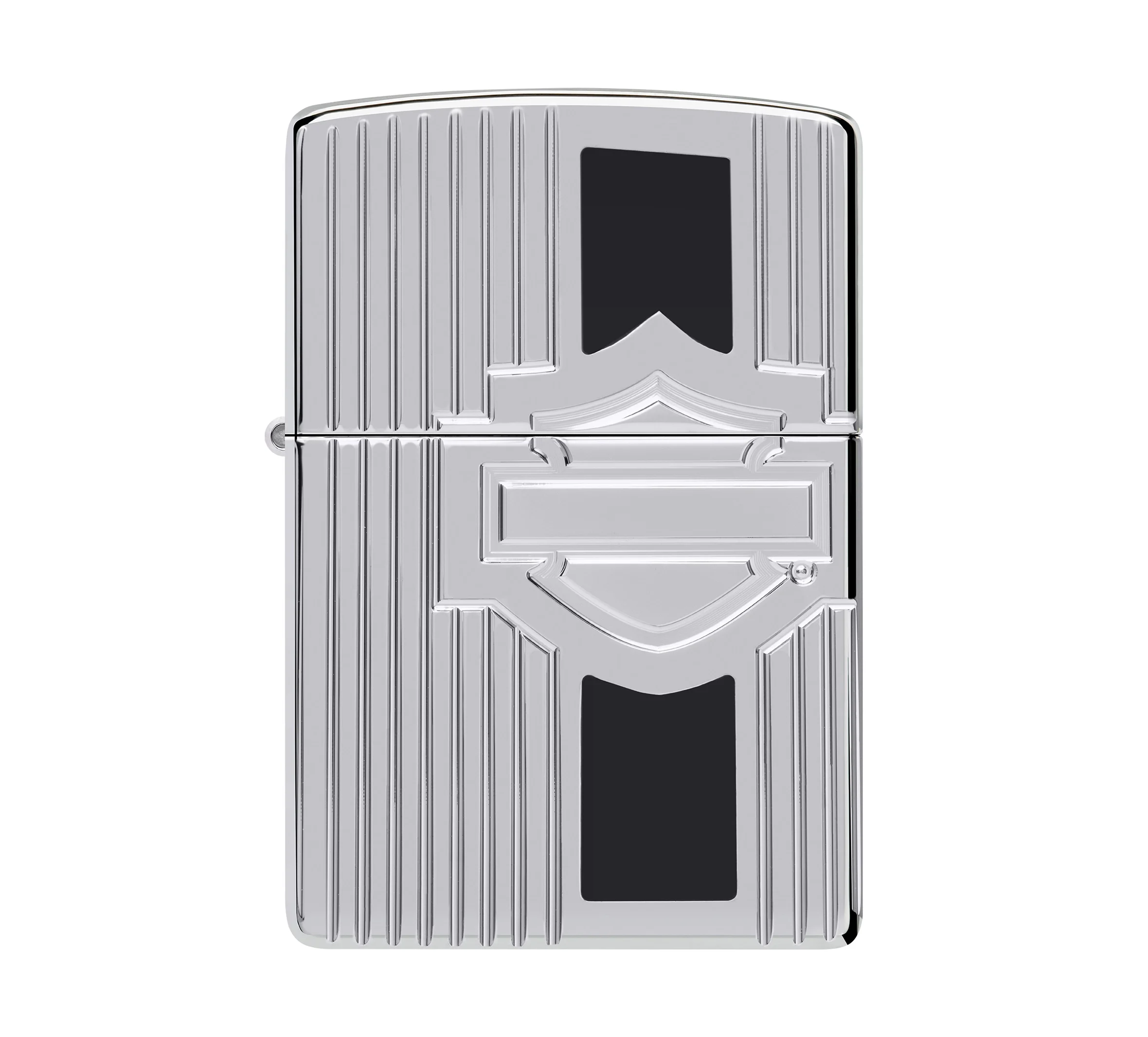 Harley-Davidson 2025 Limited Edition Deep Carve Armor High Polish Chrome Windproof Ligher