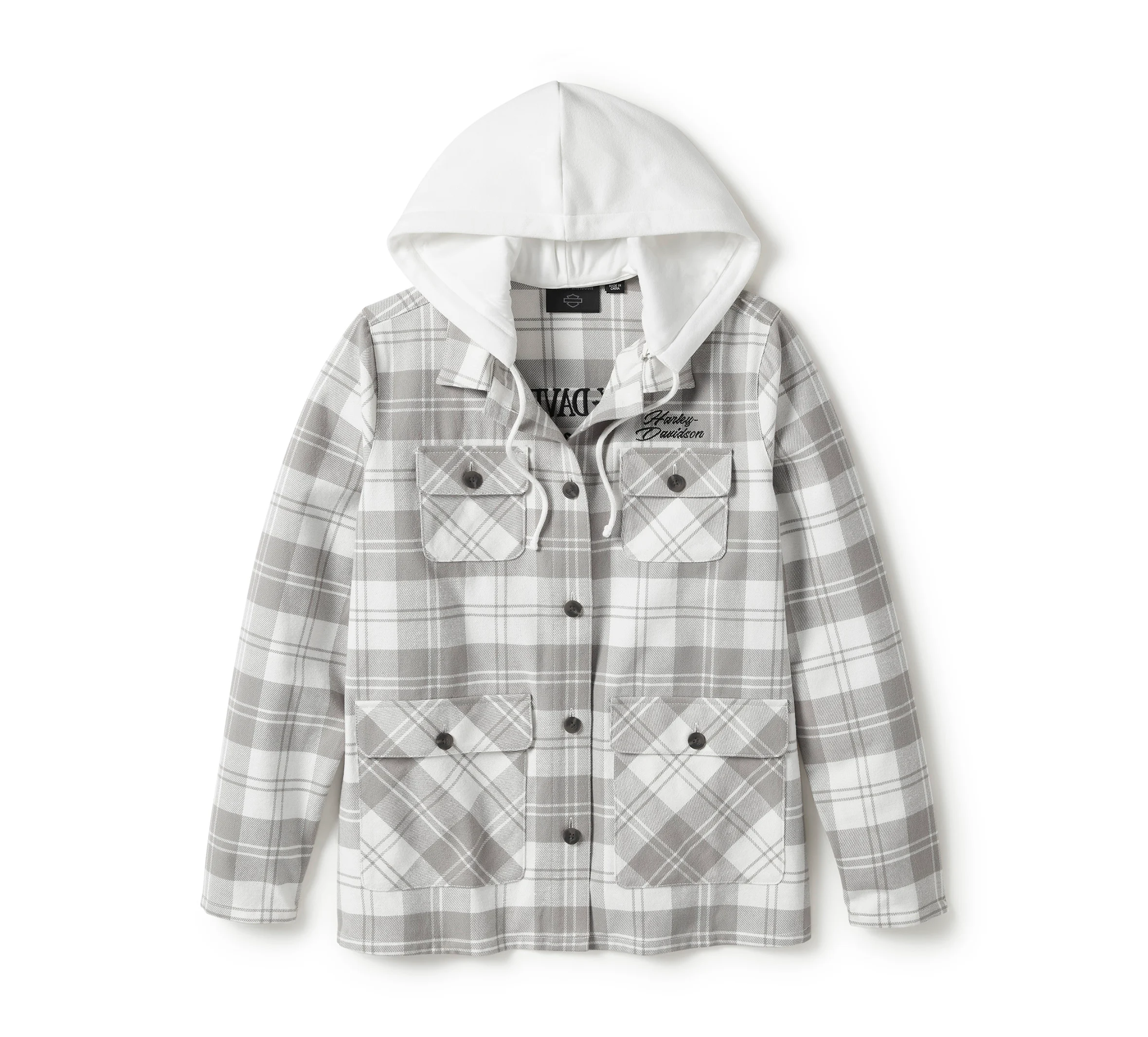 Women's Heritage Plaid Hooded Shacket