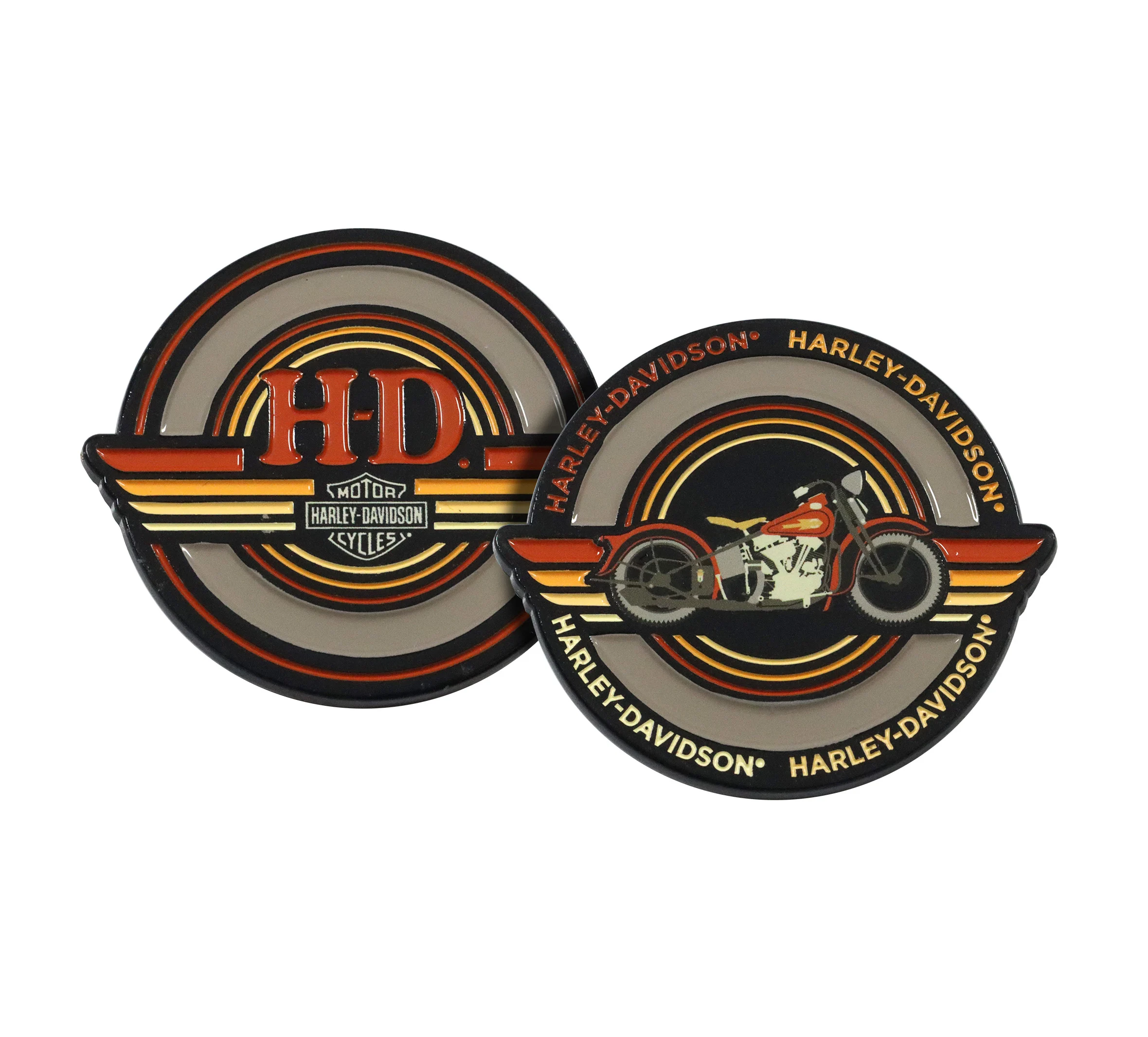 Retro Stripes Coin