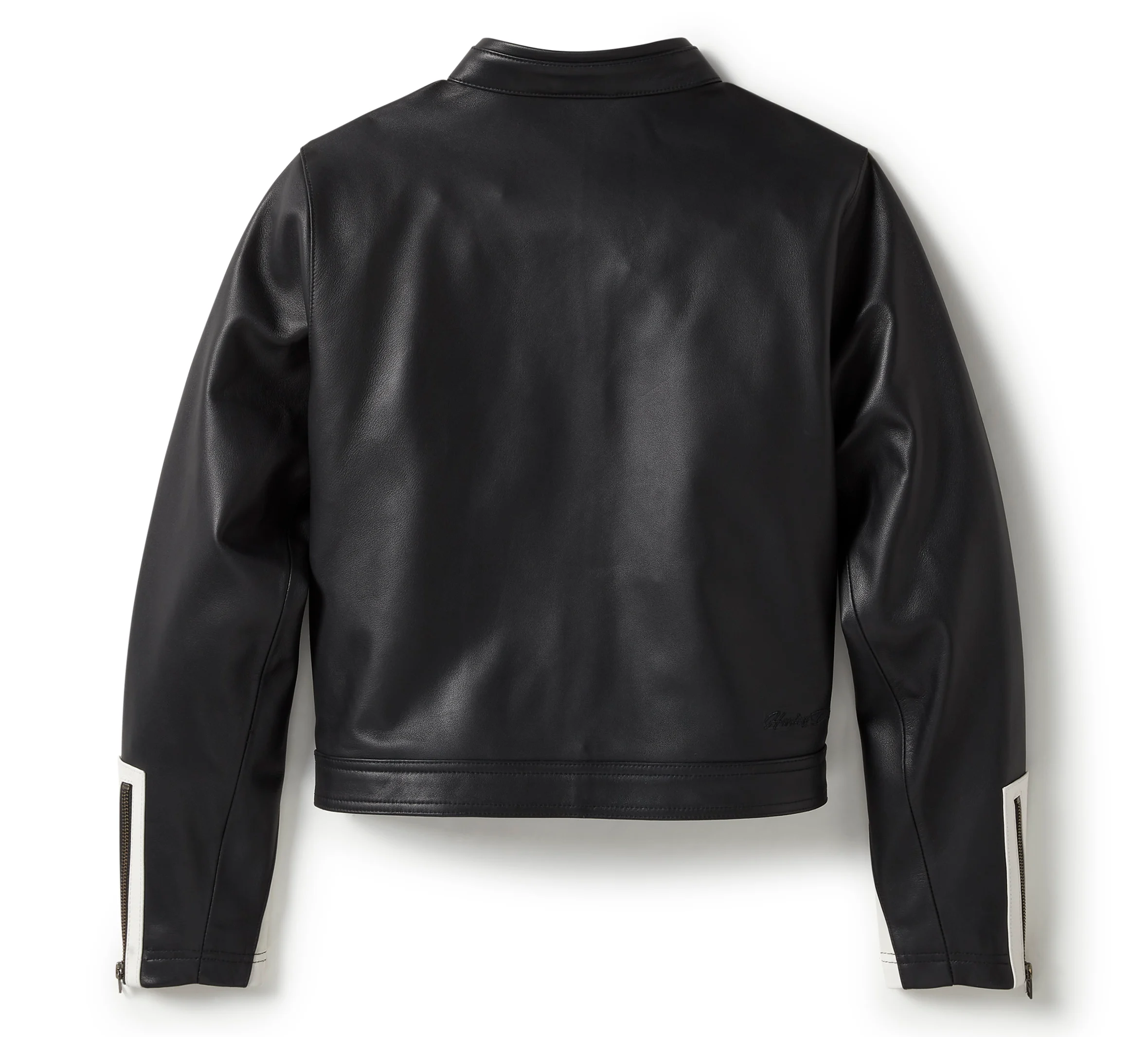 Women's Essential Moto Blocked Leather Jacket