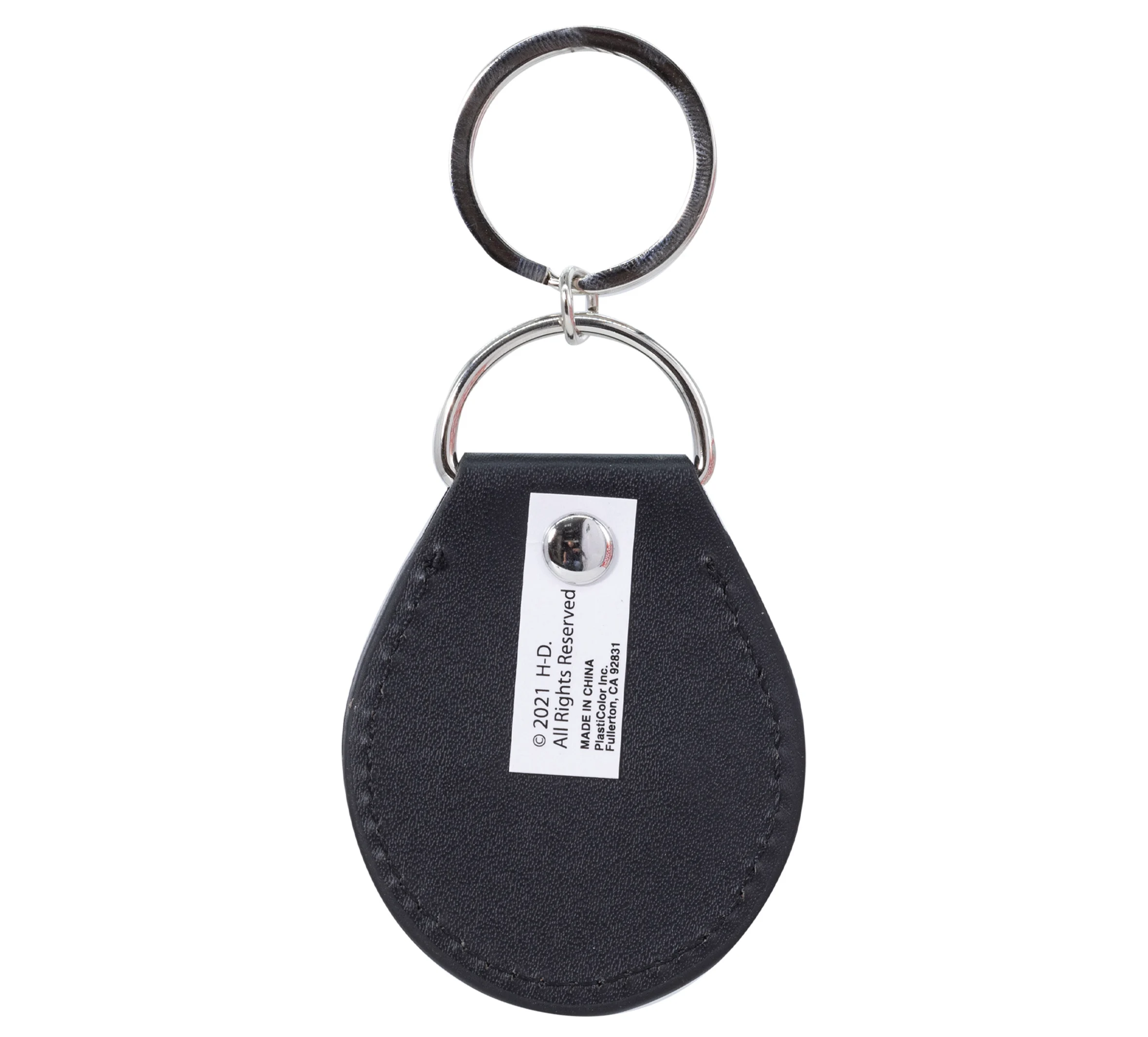 Skull Design Black Fob Key Chain