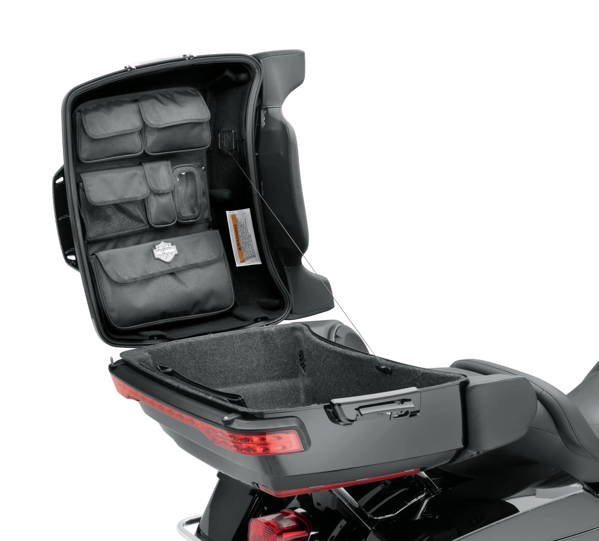 Tour-Pak Lid Fitted Lining with Organizer - Premium Black