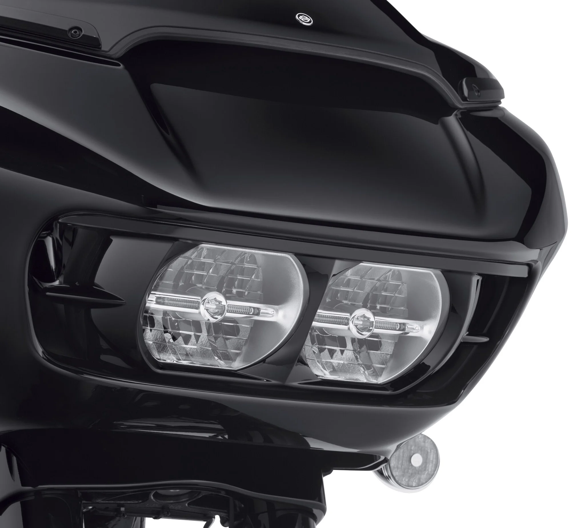 Vivid Black Road Glide Headlamp Trim