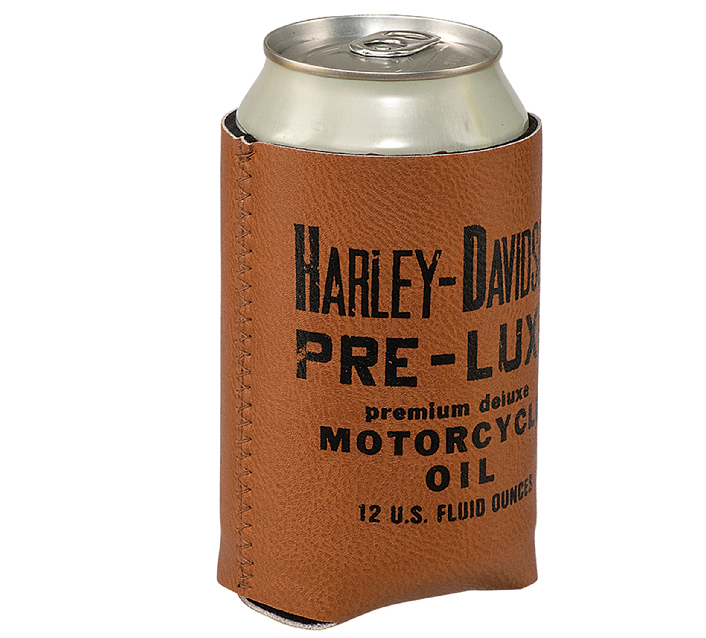 Pre-Lux Leatherette Can Cooler