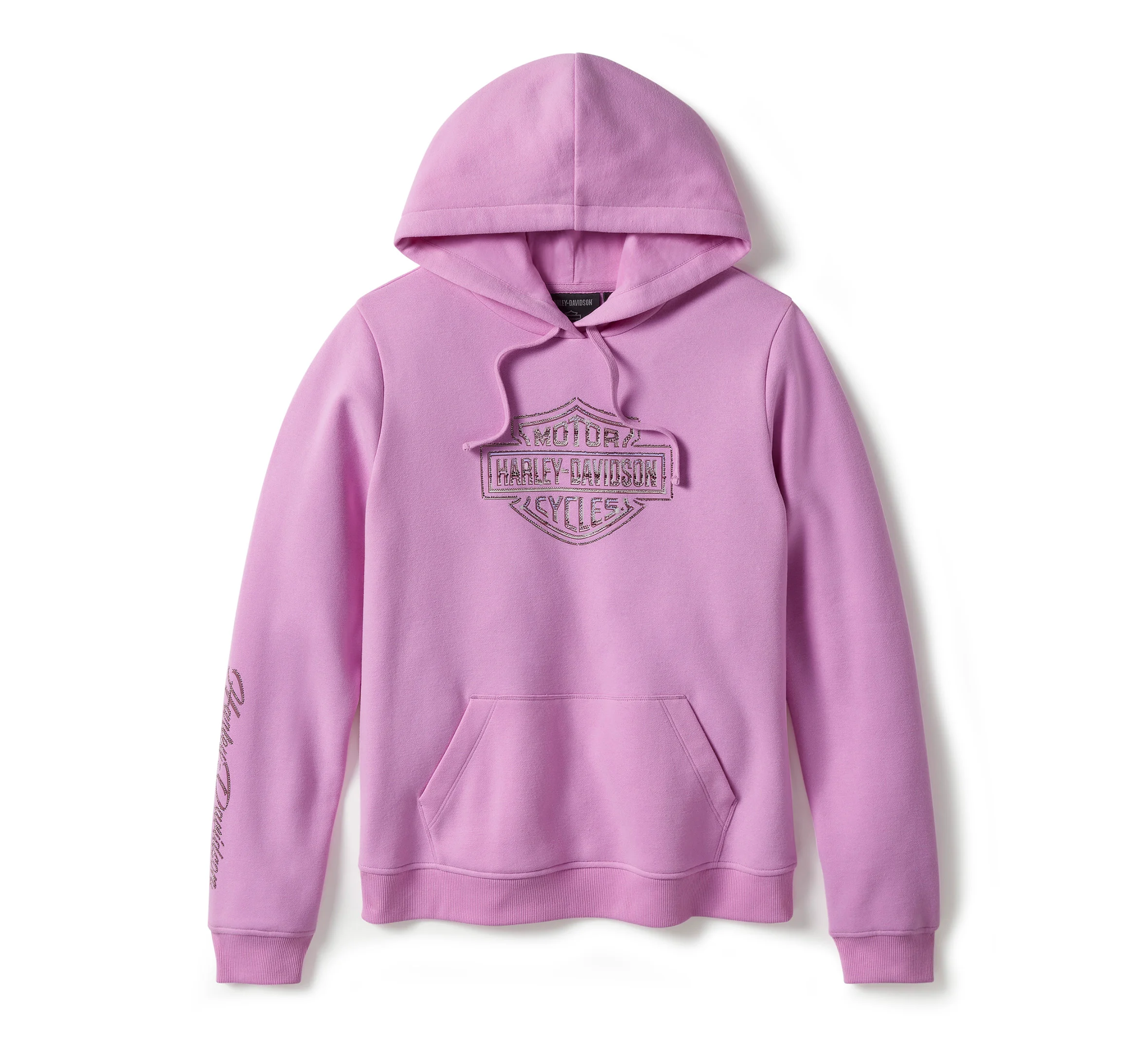 Women's Essential Bling Pullover Fleece Hoodie - Orchid