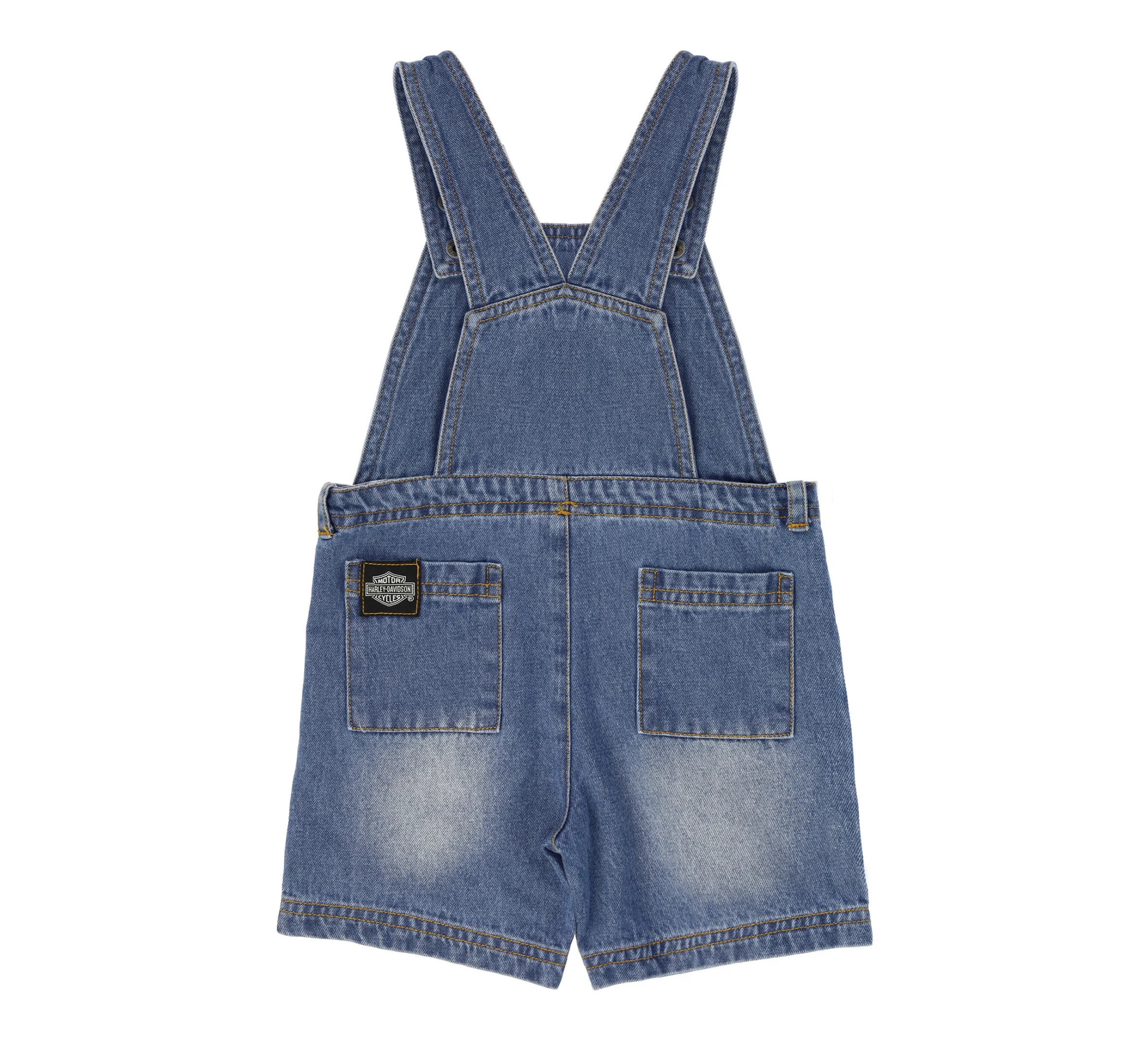 Infant Boys Denim Shortall & Tee Set