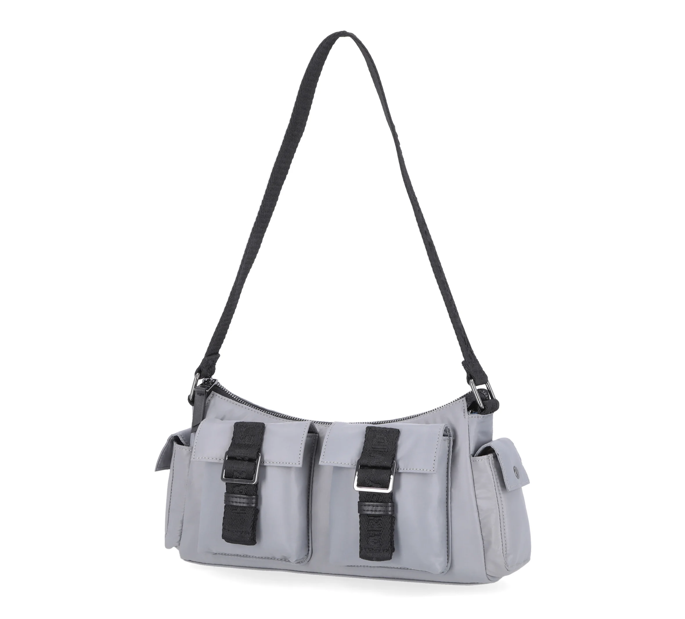 Utility Top Zip Bag - Grey
