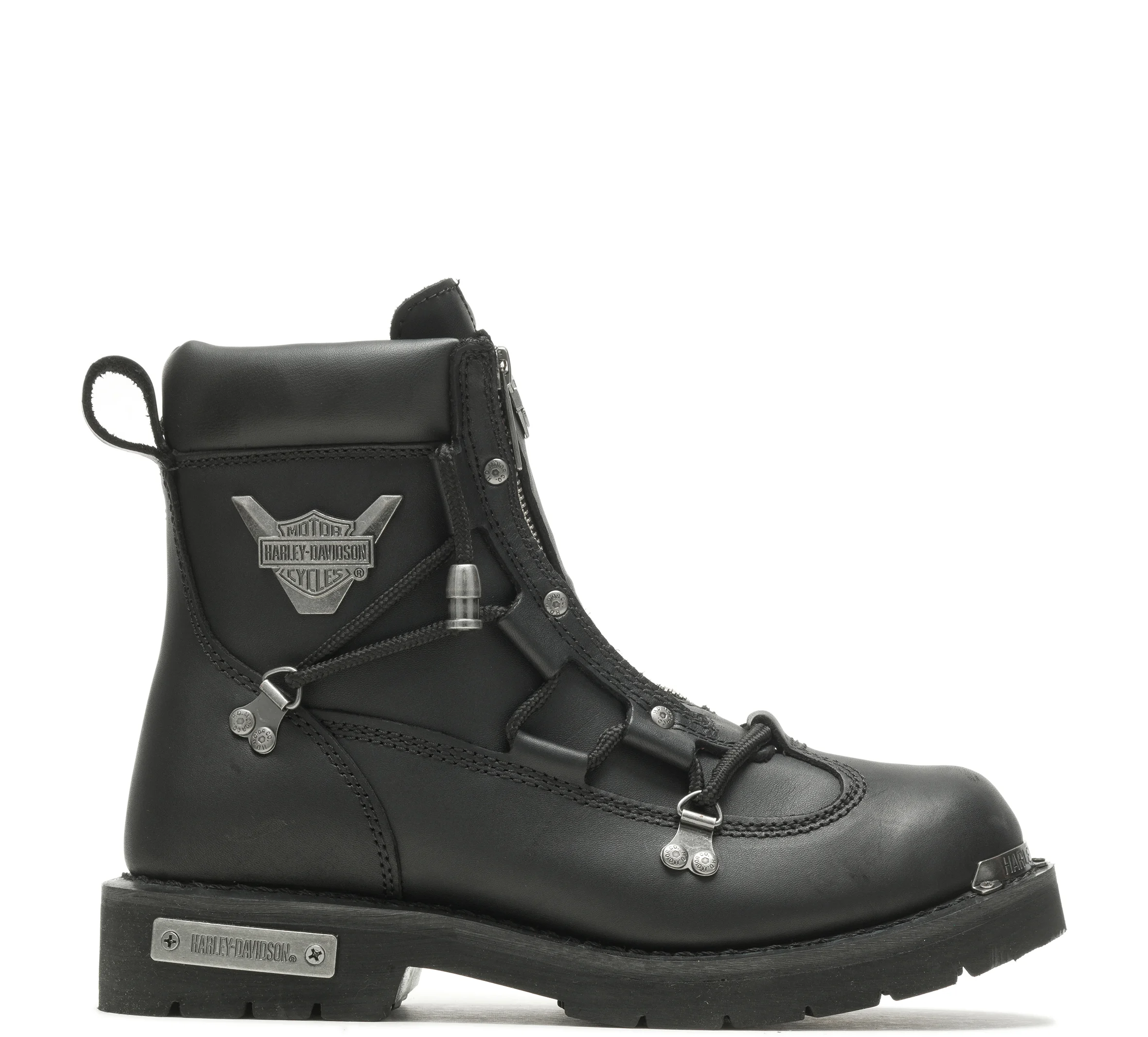 Men's Brake Light Leather Riding Boots