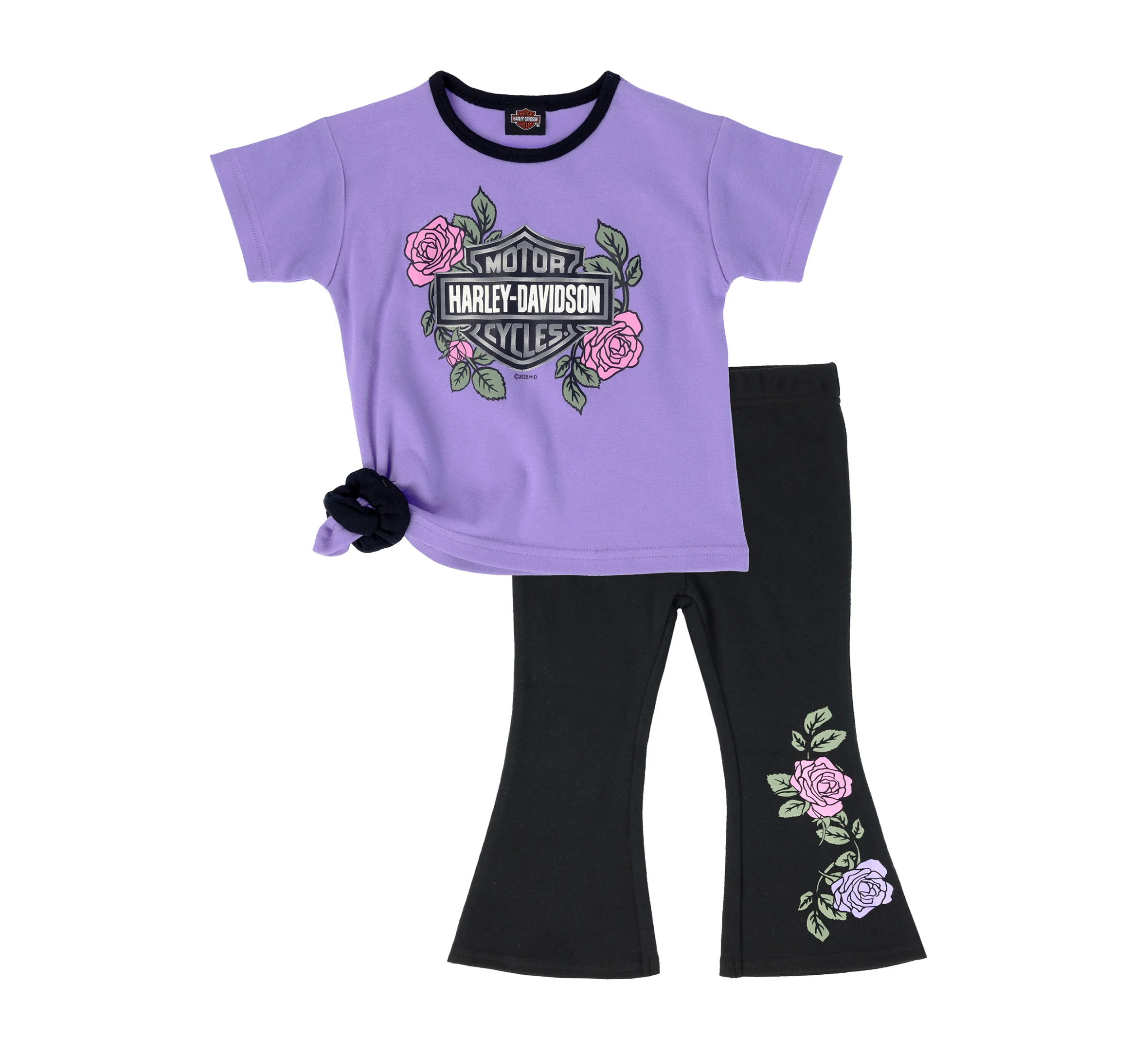 Toddler Girls Knit Tee & Pant Set