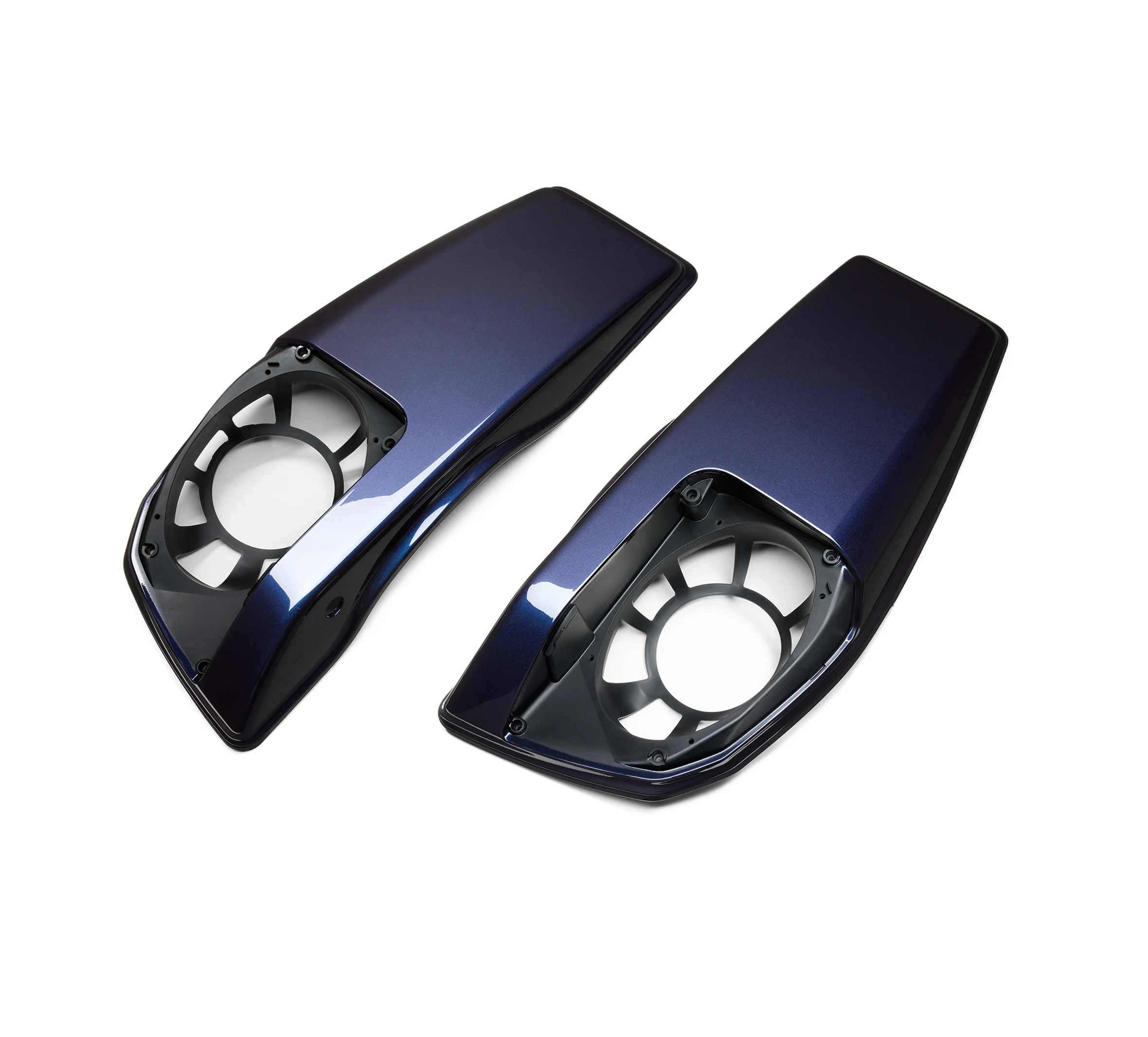 Color Matched Saddlebag Speaker Lids - Mystic Shift