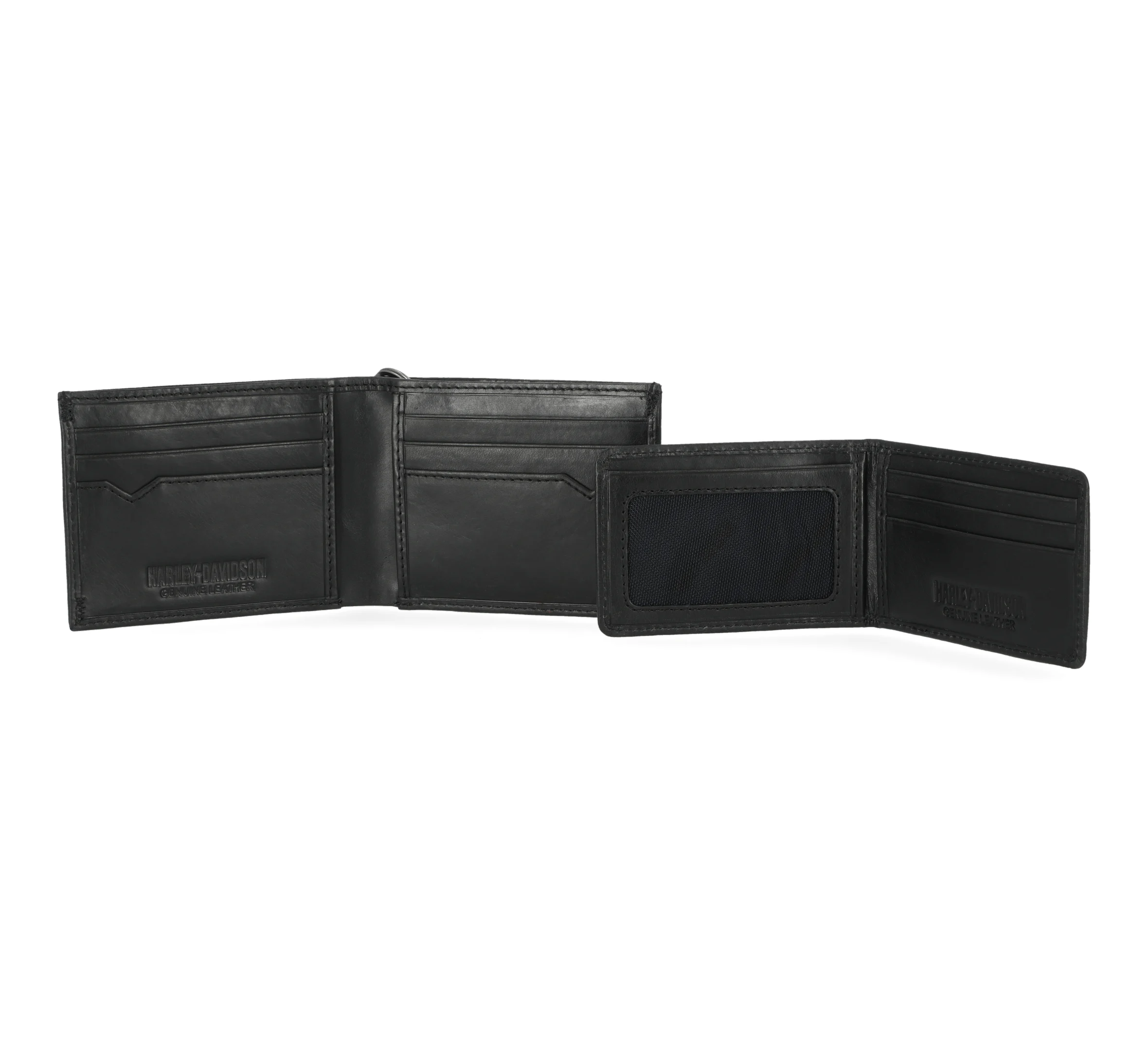 Men's Universal Classic Billfold Leather Wallet With Chain