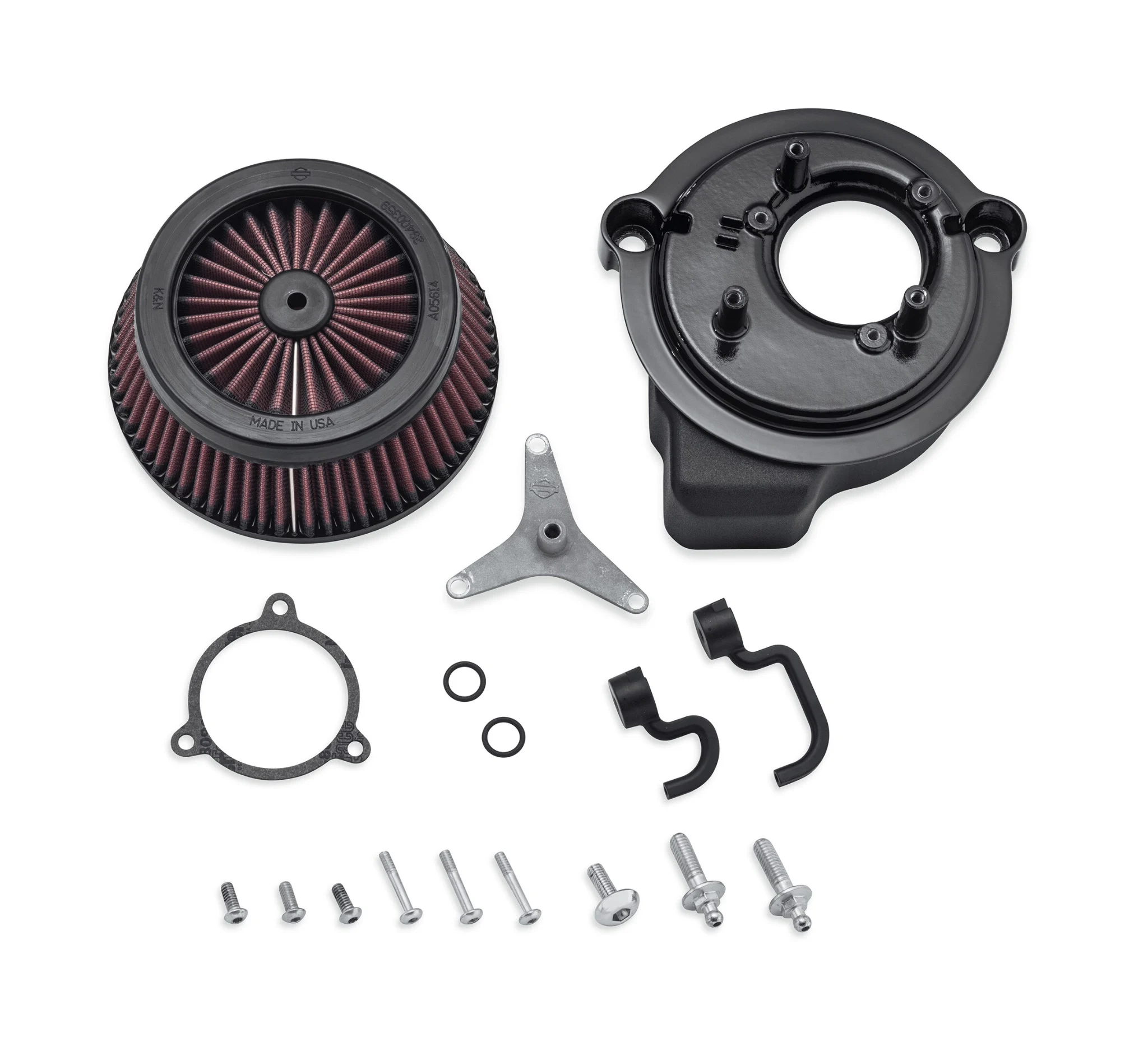 Screamin’ Eagle Round Extreme-Flow Air Cleaner - Center Bolt