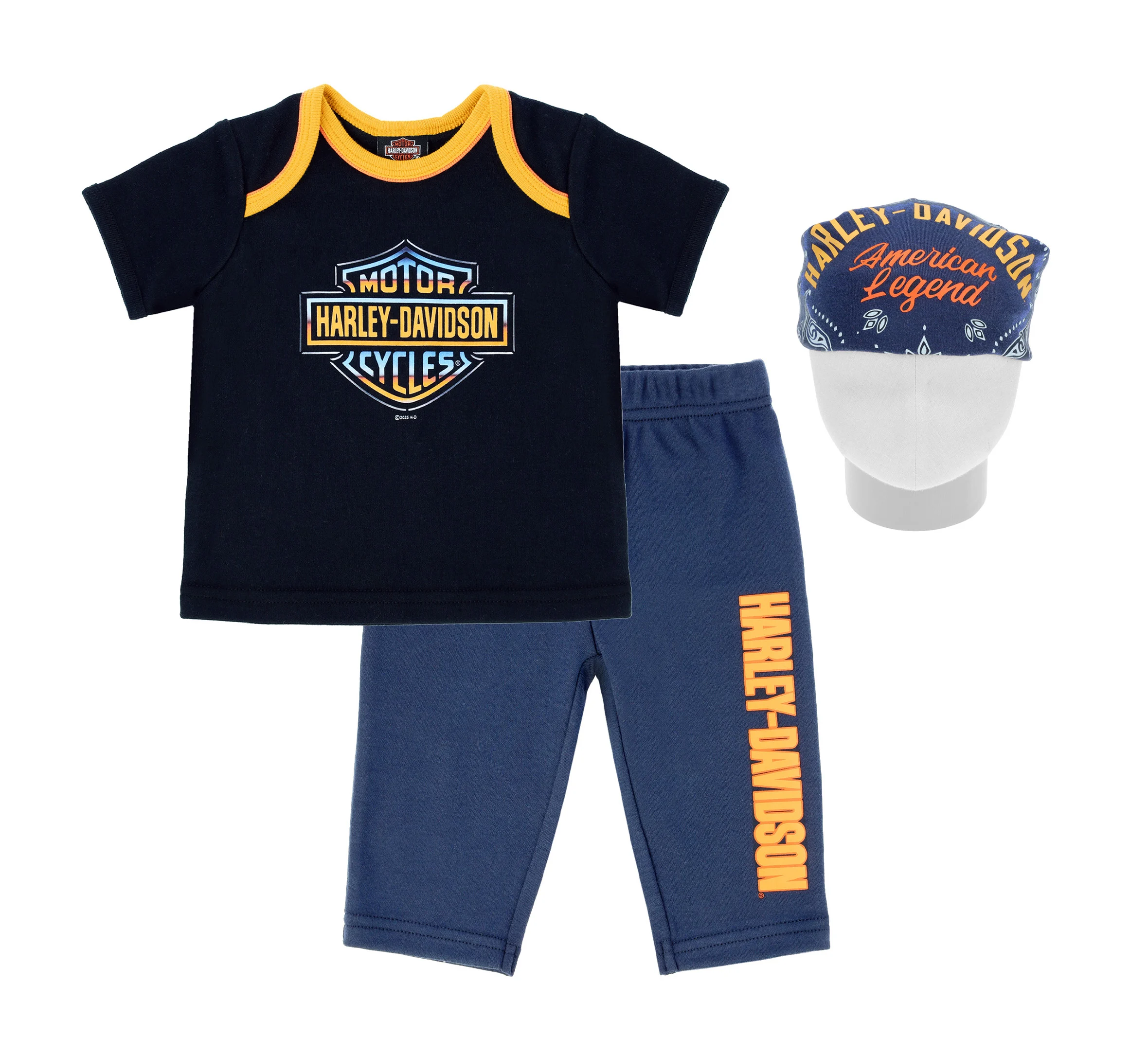 Infant Boys 3 Piece Interlock Hanging Gift Set