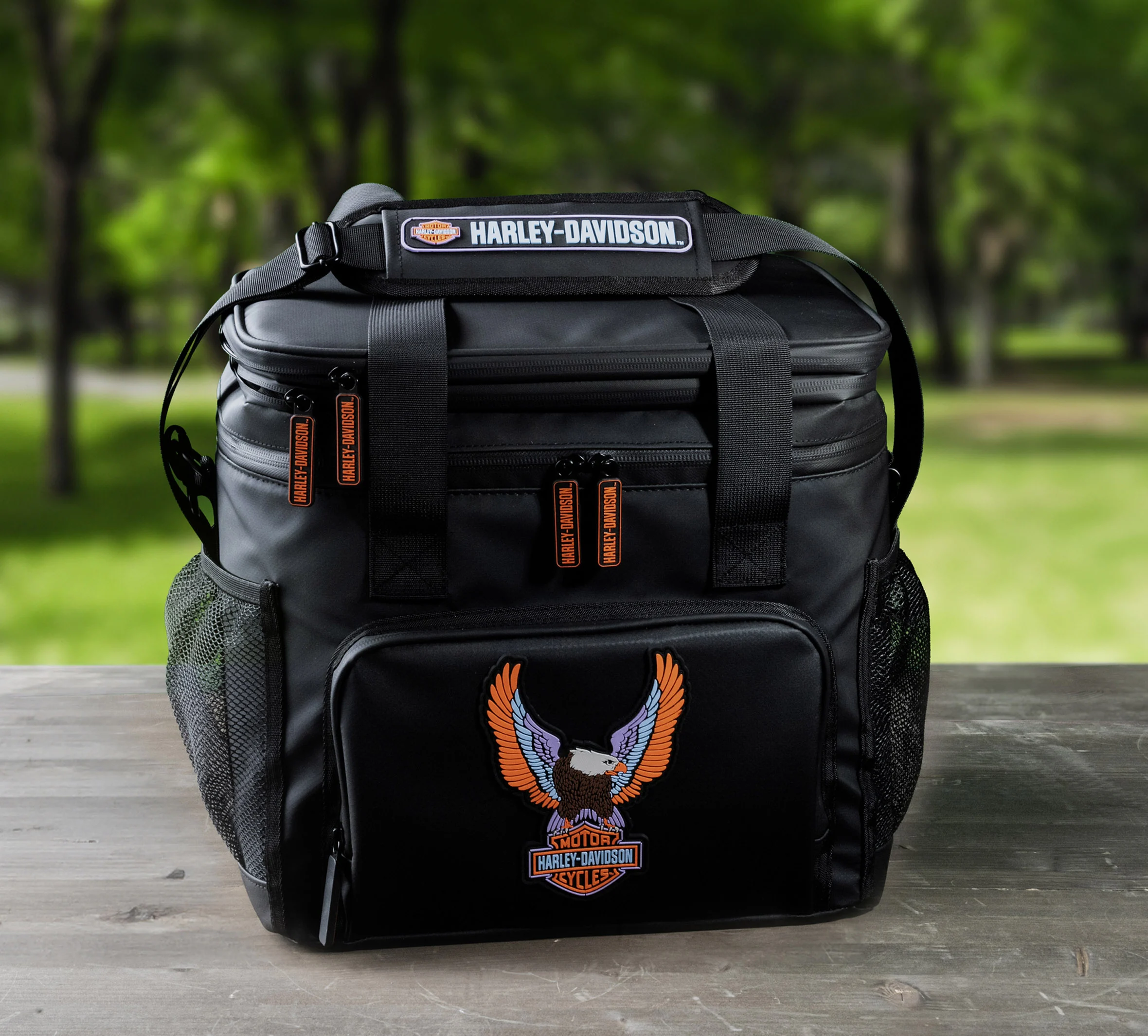 H-D Vivid Bar & Shield Eagle Cooler