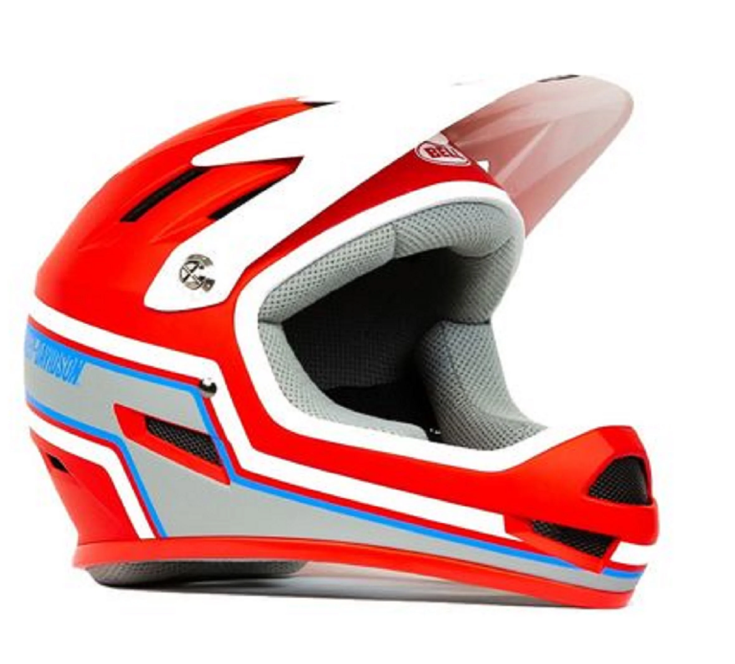 Sanction Youth Bike Helmet - Red/White