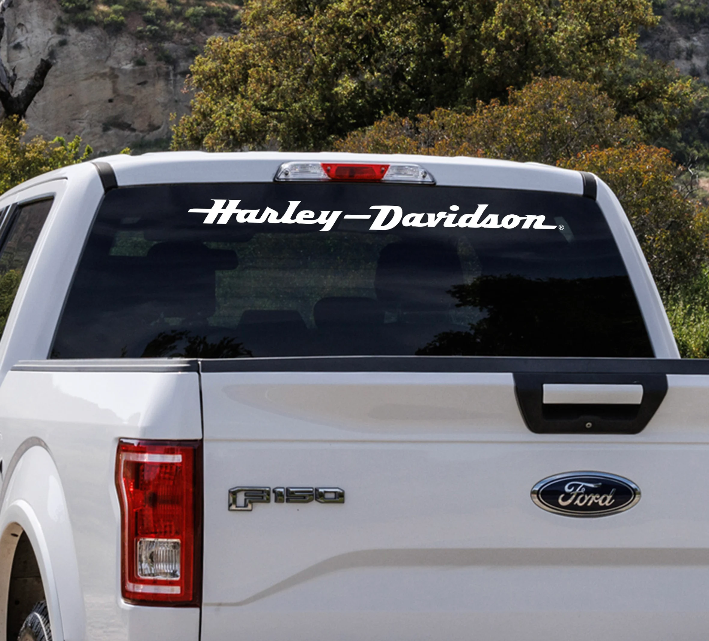 Script Windshield Decal