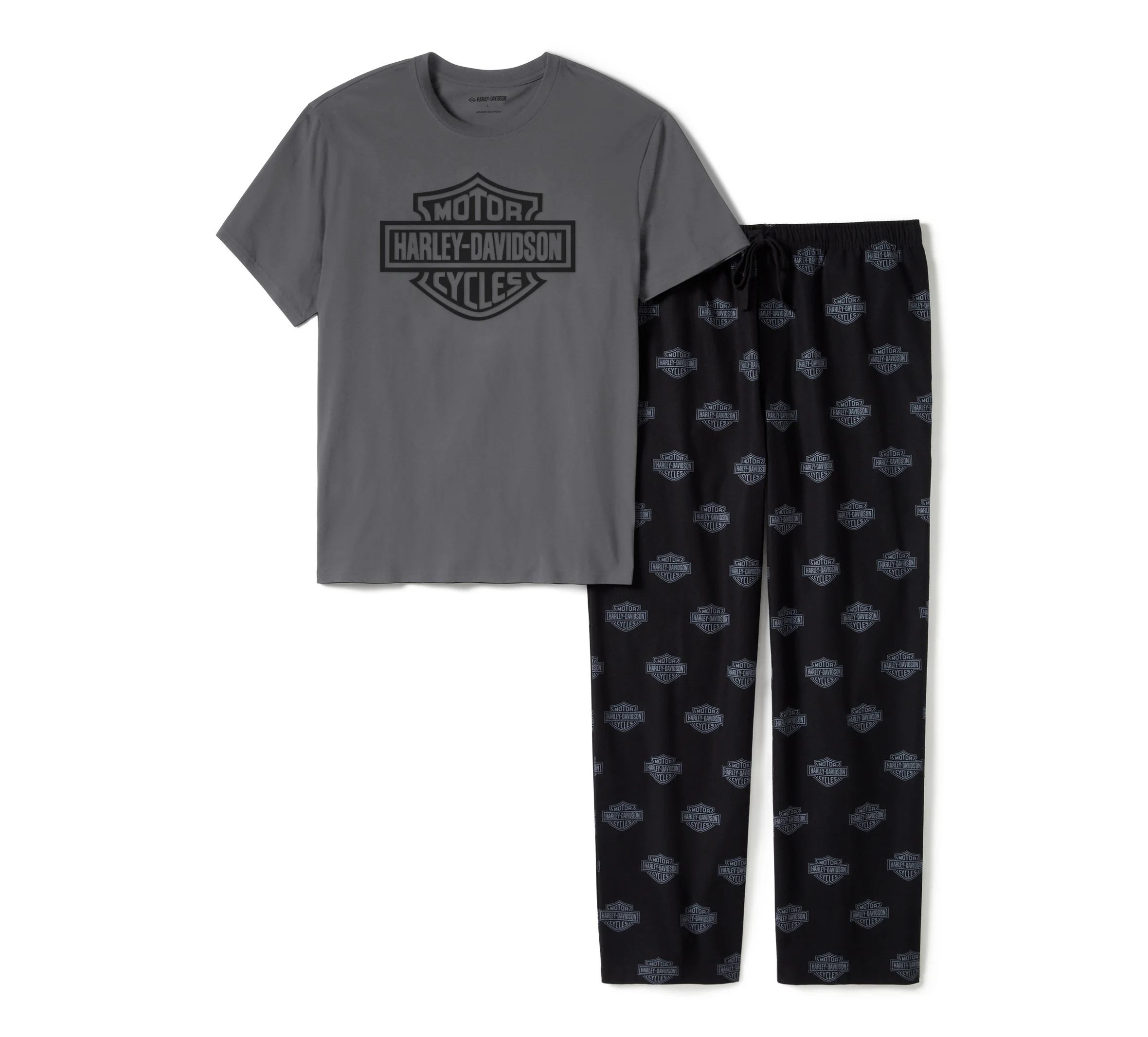 Men's Bar & Shield Pajama Pants Set