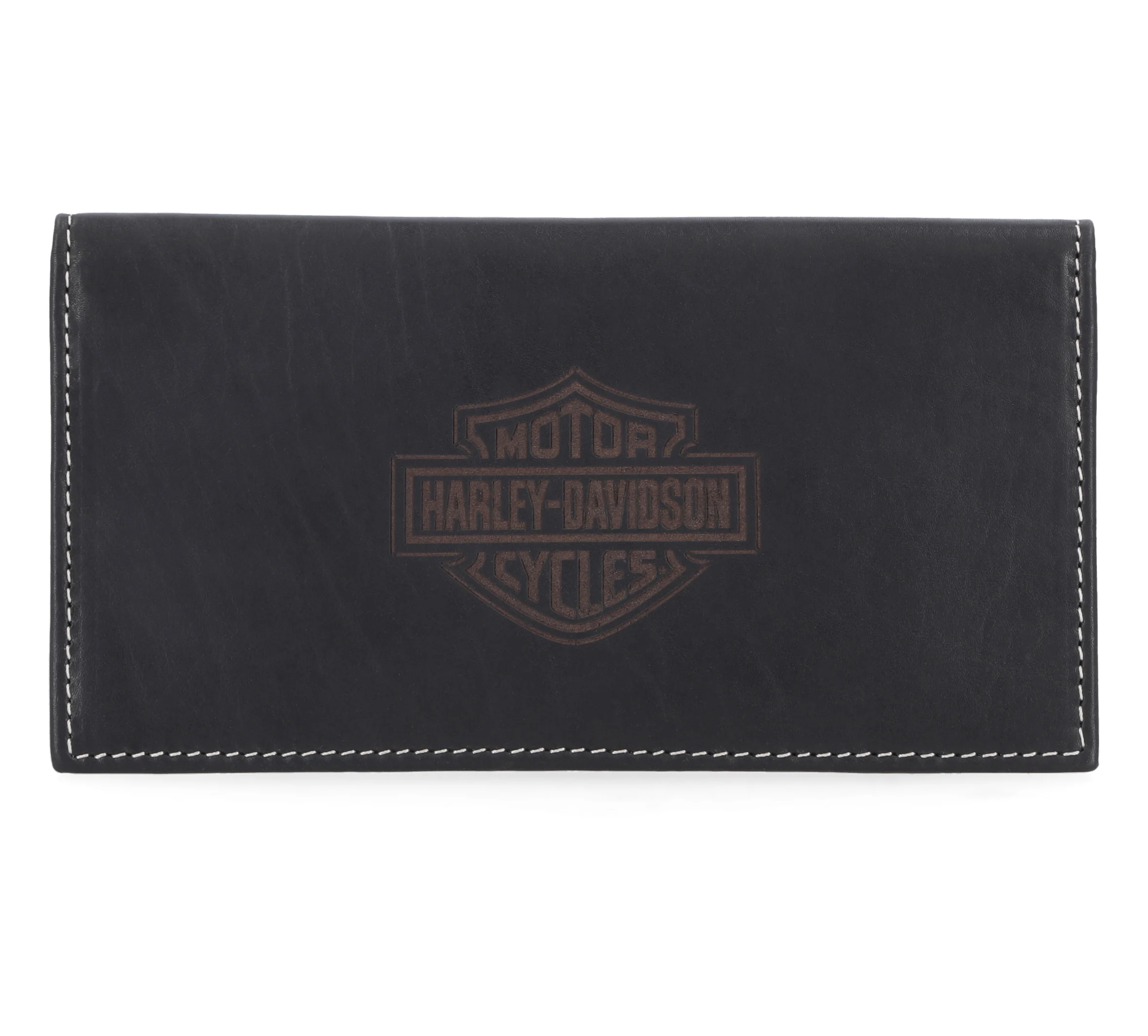 Laser Logo Rodeo Wallet - Black