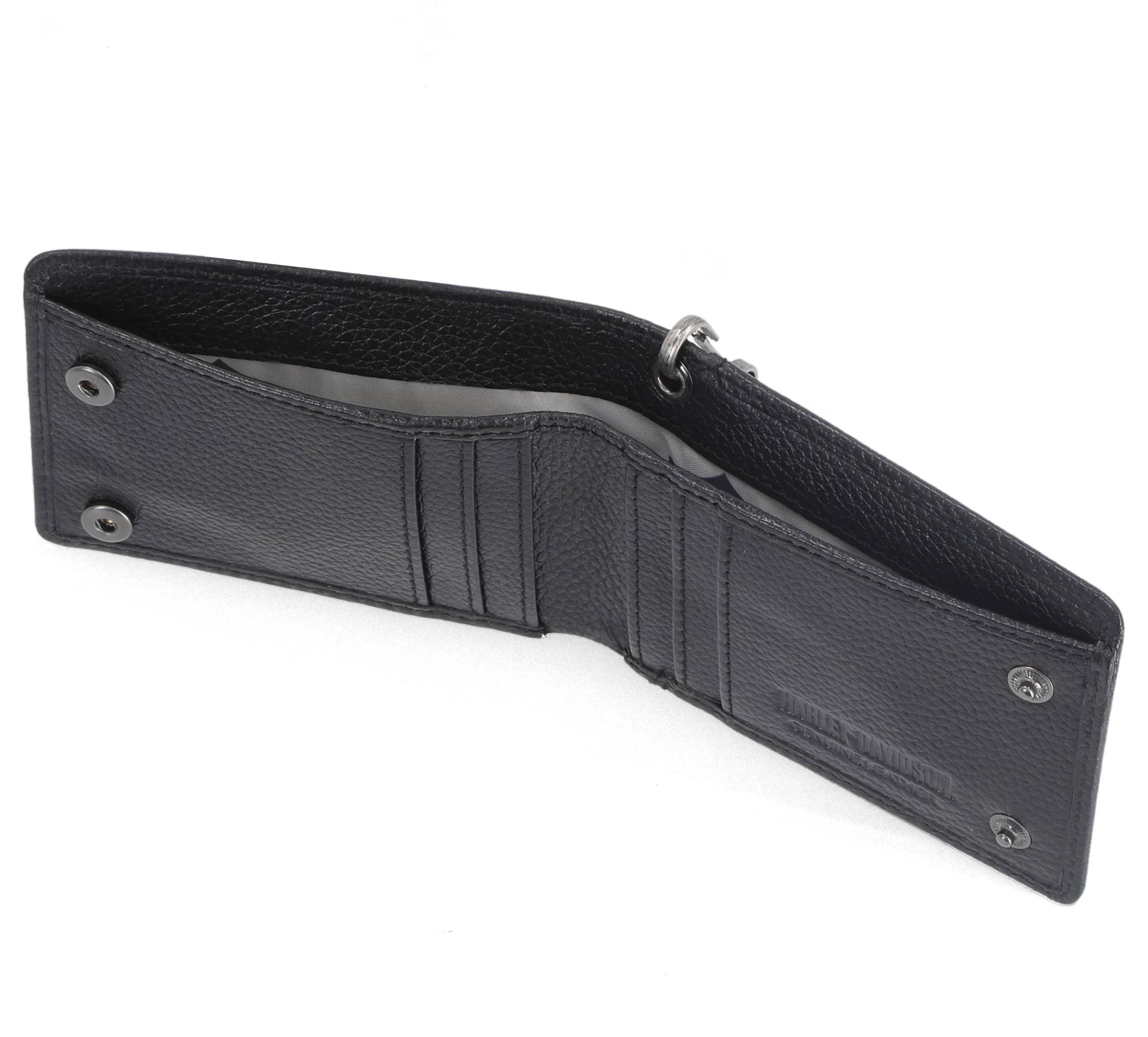 Bar & Shield Front Pocket Wallet With Chain