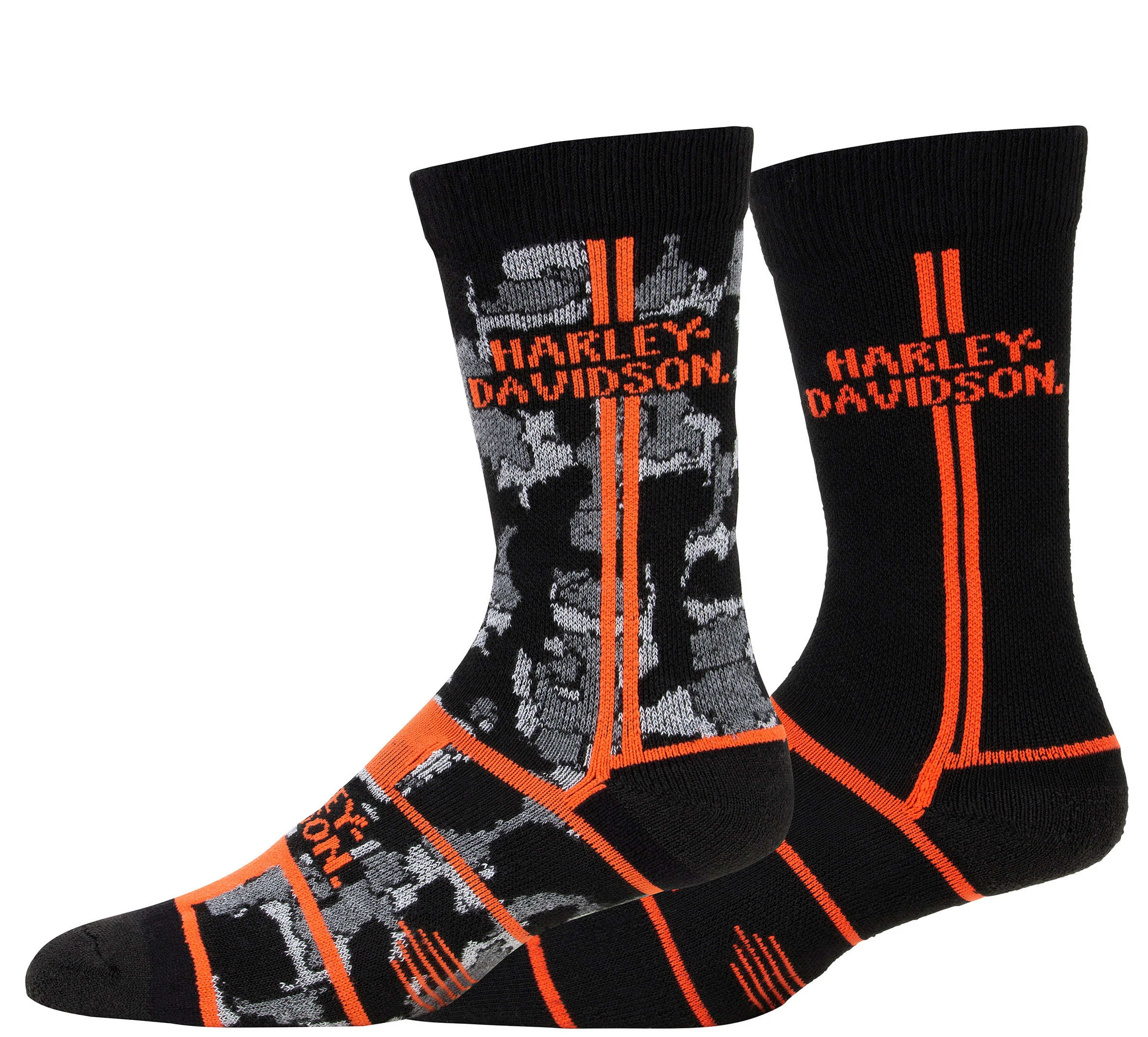 Men's 2 Pack Patterned Vented, ULTRA DRI, Crew Socks