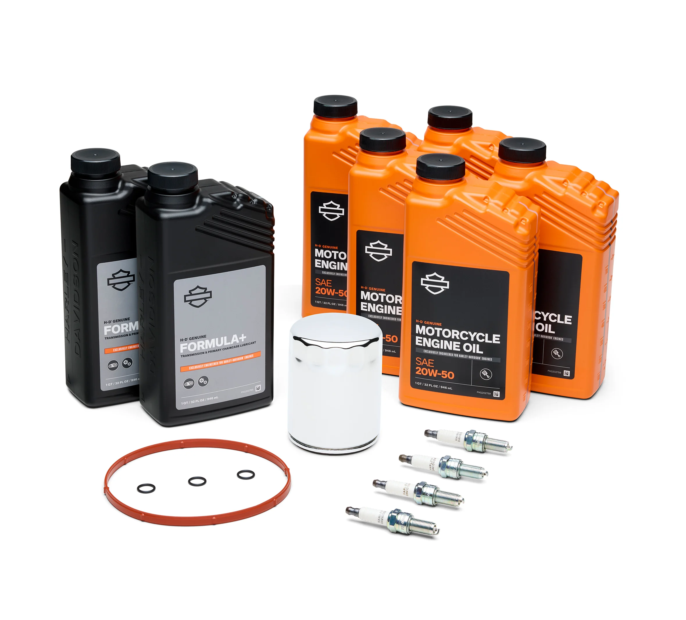Milwaukee-Eight 20W50/Formula+ Tune Up Kit – Chrome Filter
