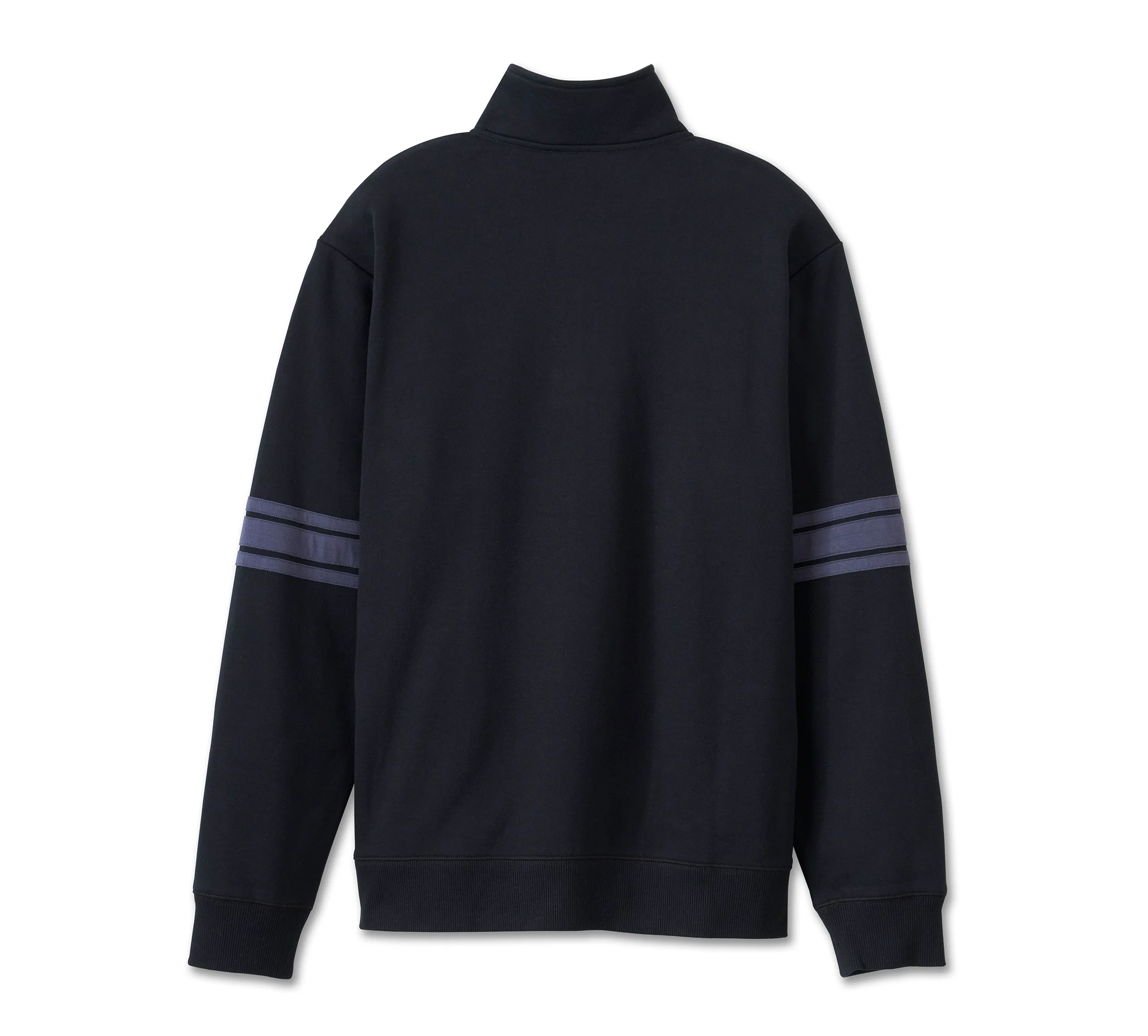 Bar & Shield 1/4 Zip Fleece - Harley Black