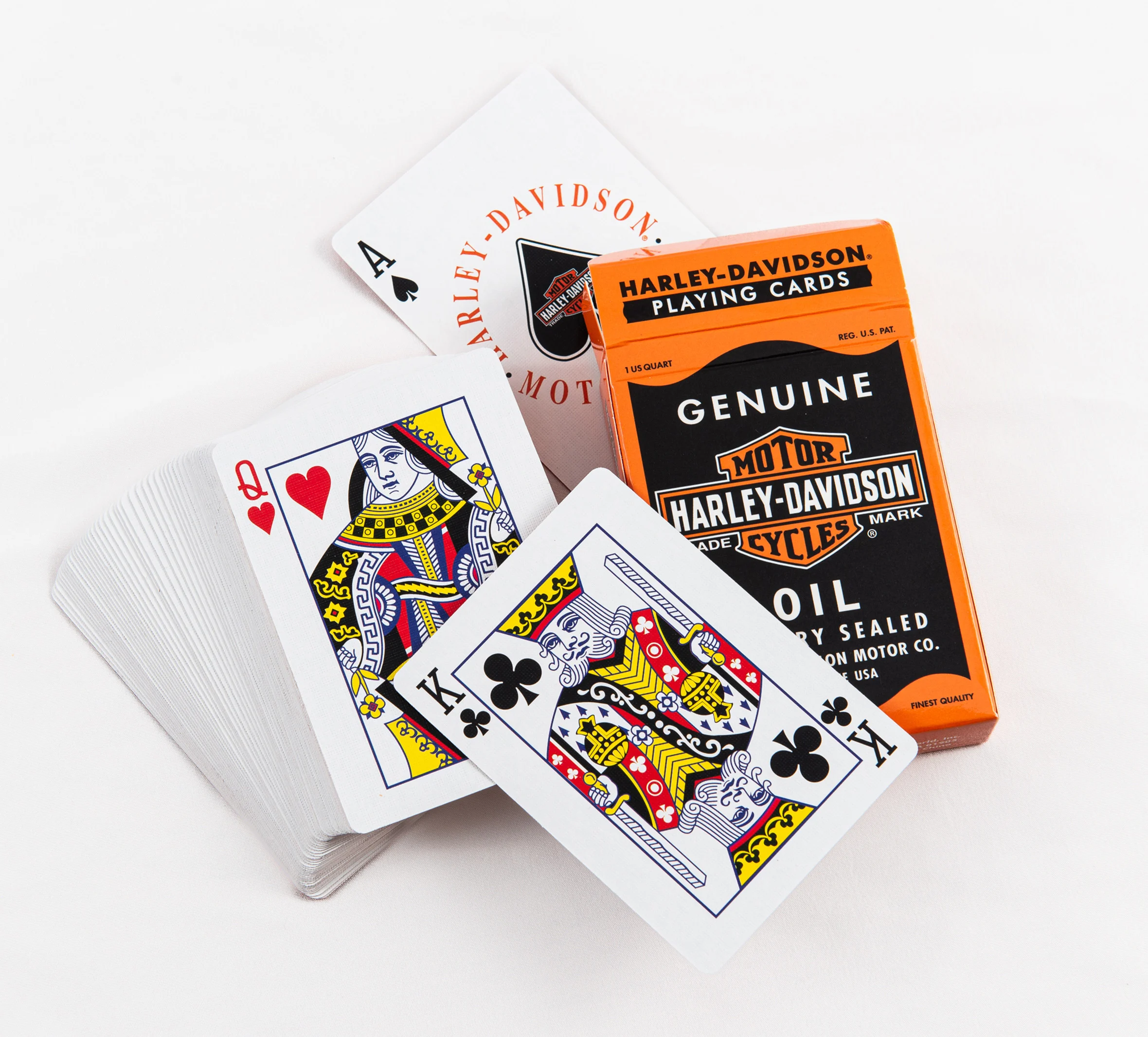 H-D Genuine Motor Oil Can Standard Playing Cards