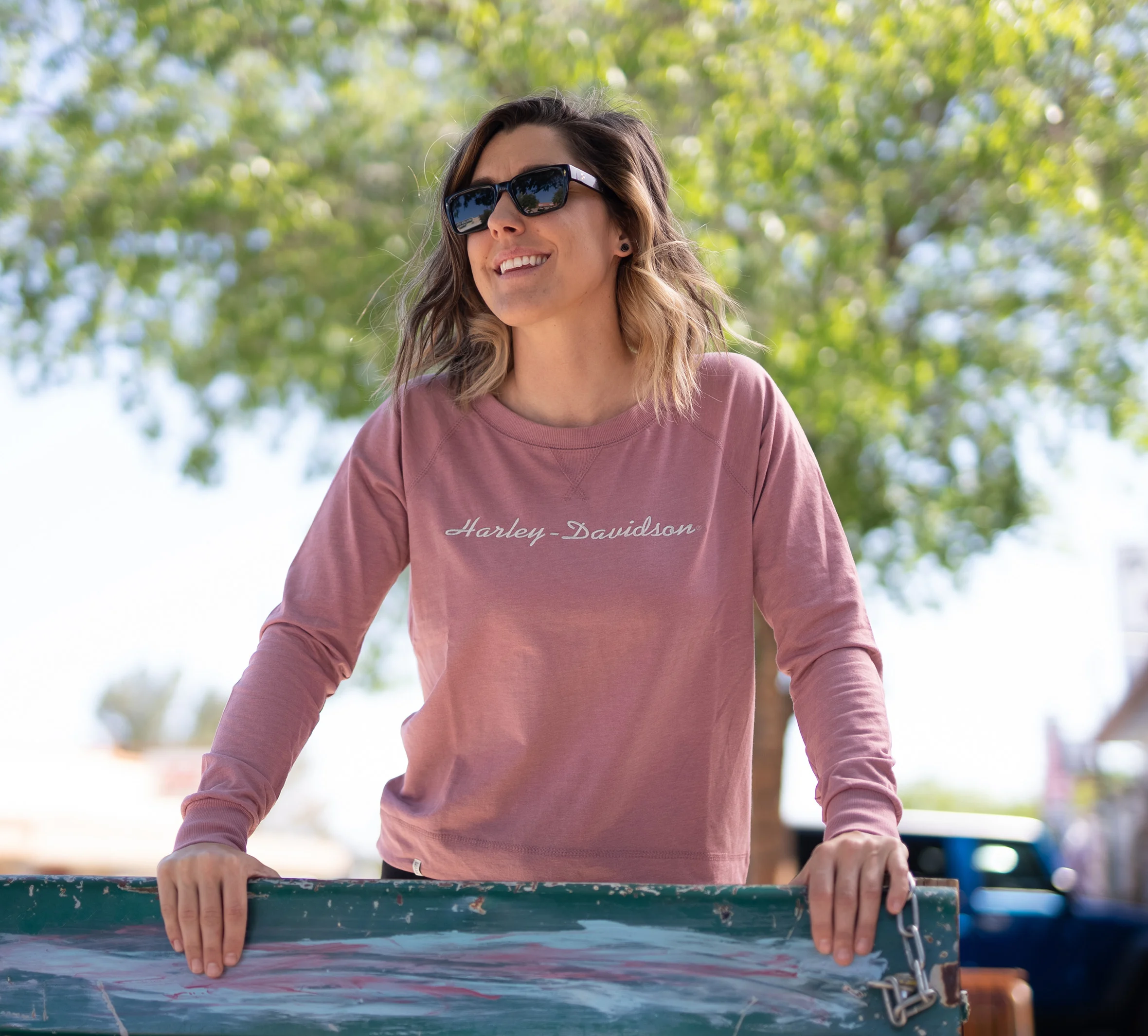 H-D Scripted Font Long Sleeve