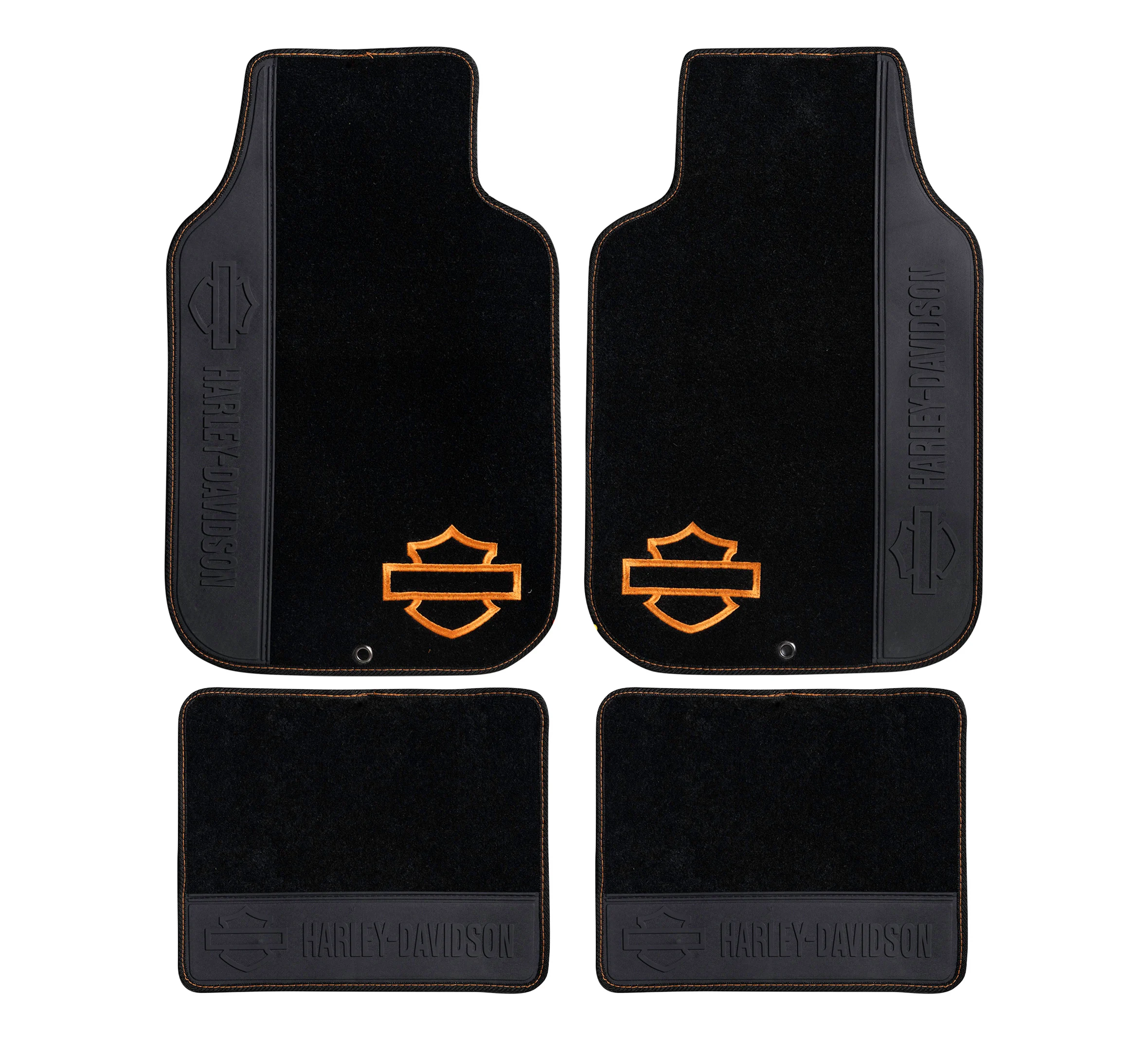 Carpeted Floor Mat Set of 4 Pieces