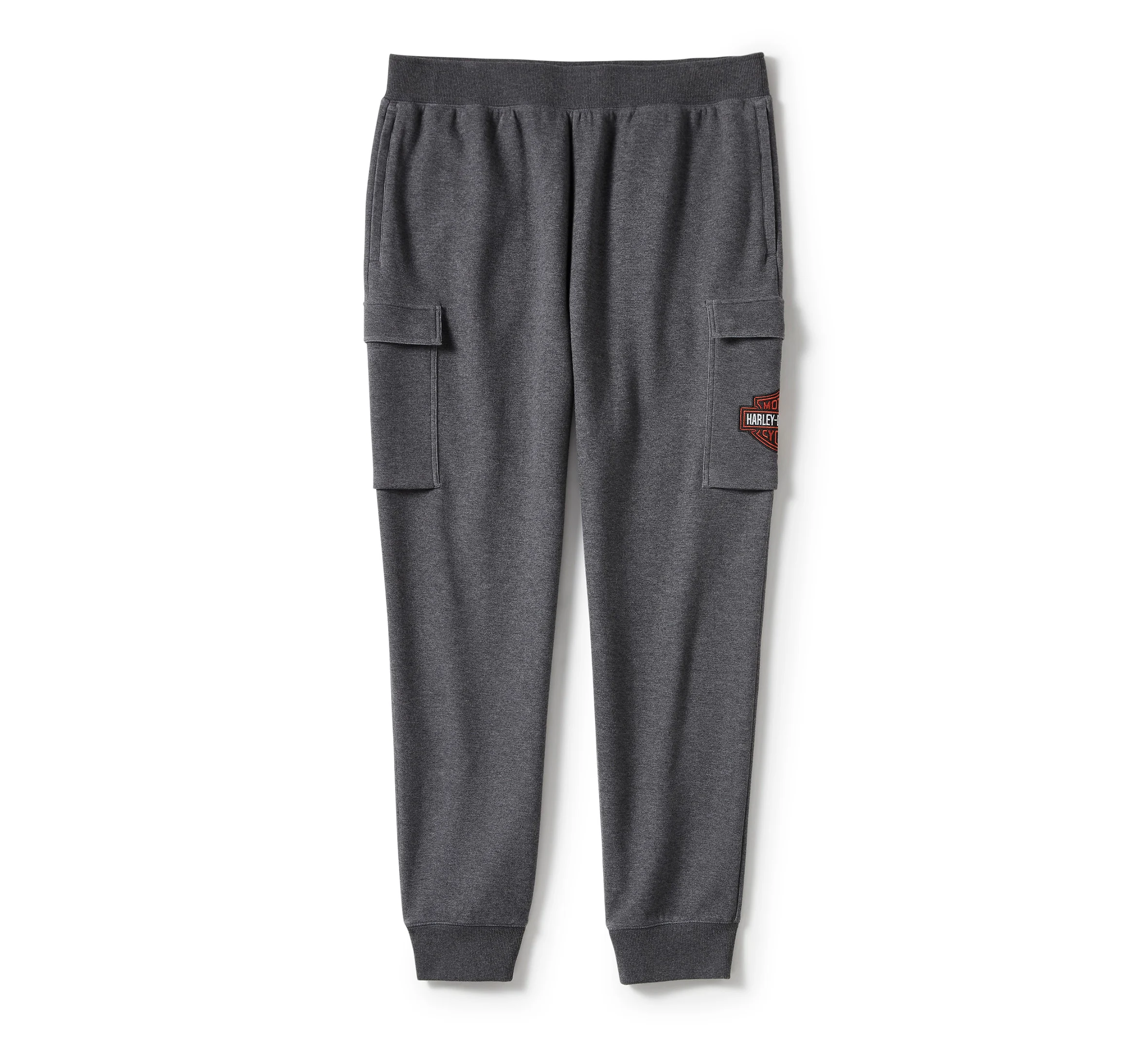 Men's Essential Fleece Cargo Pant - Charcoal Grey Heather