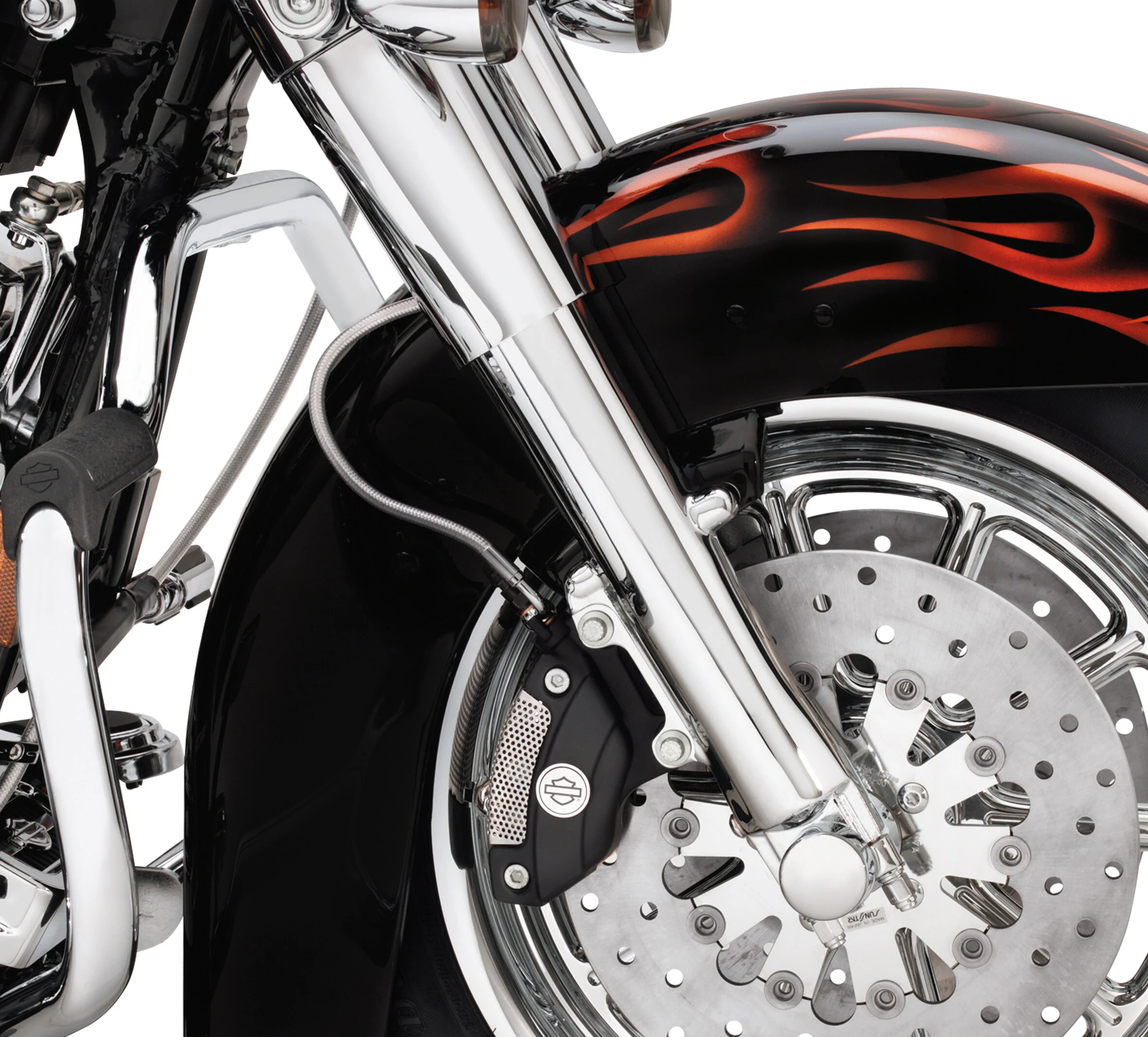 Chrome Lower Fork Sliders