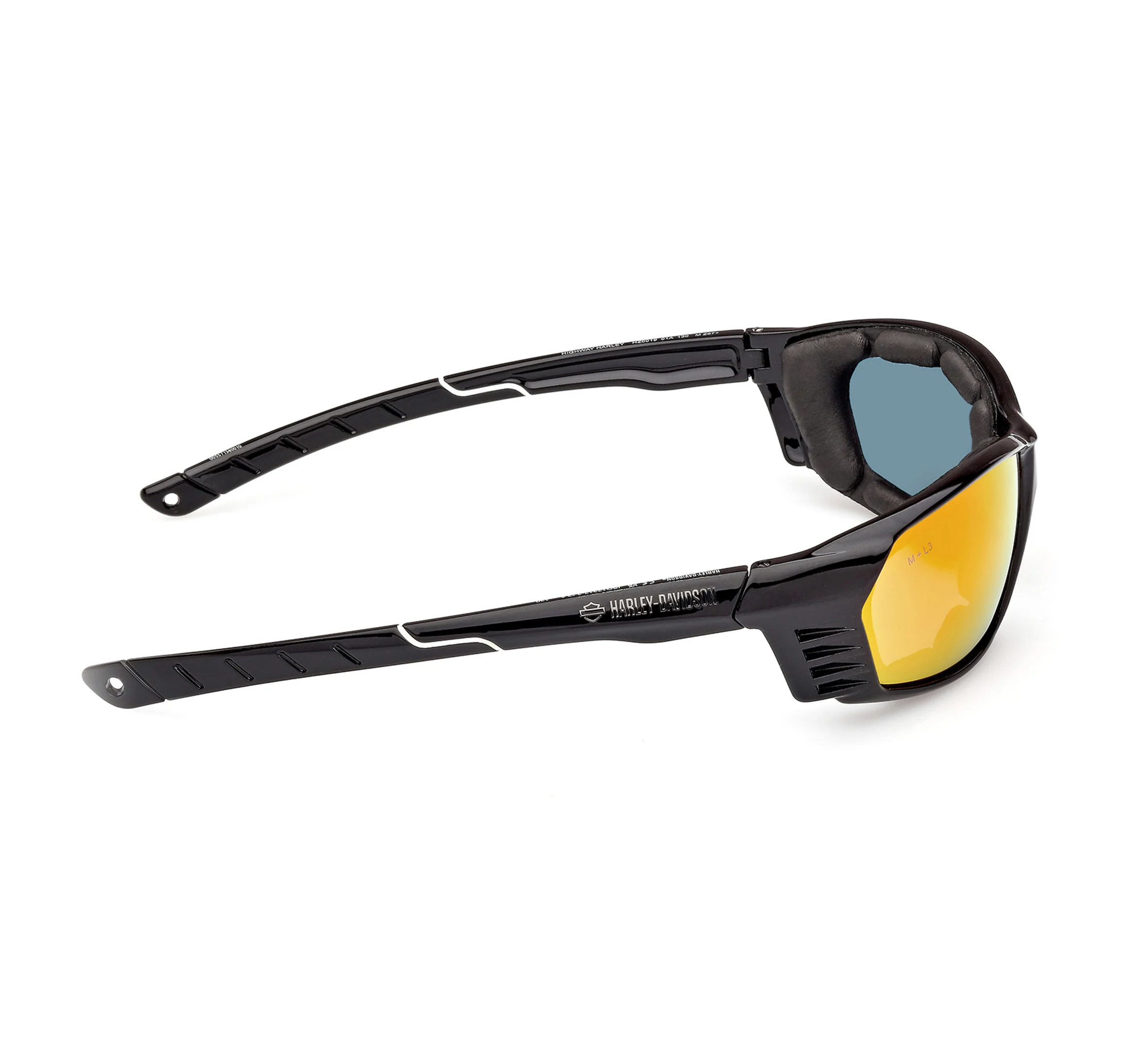 Highway Harley Motorcycle Riding Sunglasses - Black
