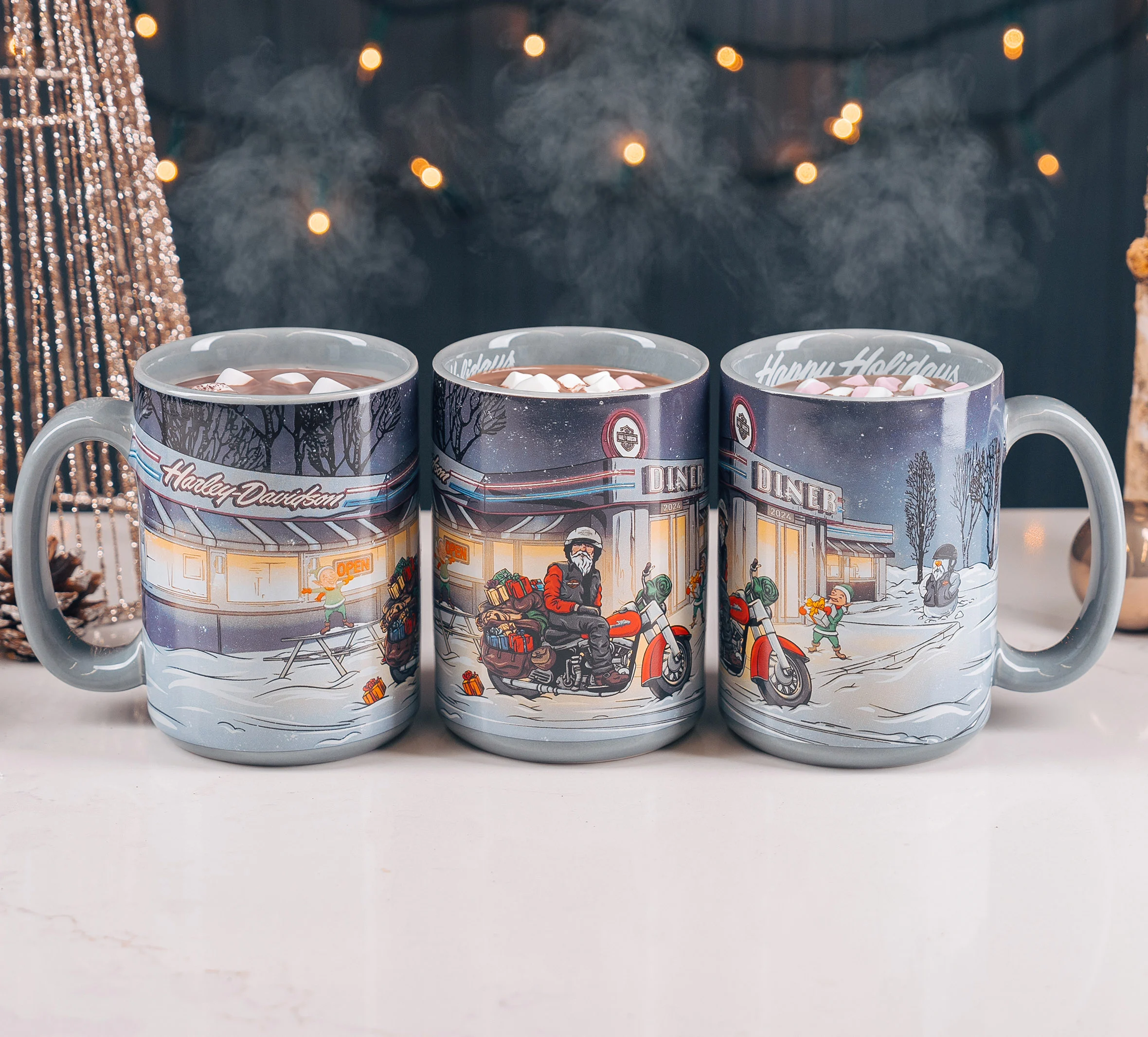 2024 Biker Santa Mug