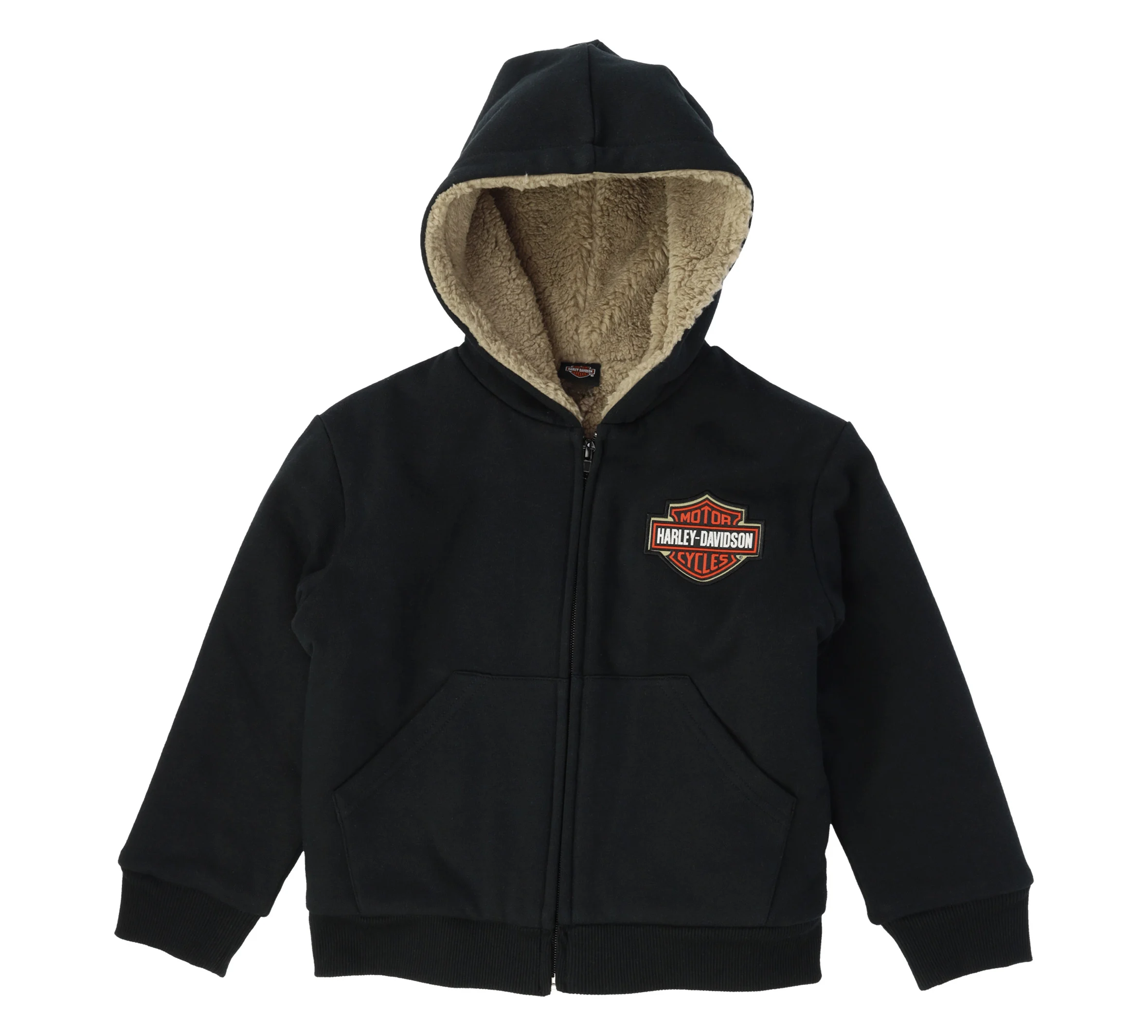 Toddler Boys Sherpa Lined Fleece Jacket