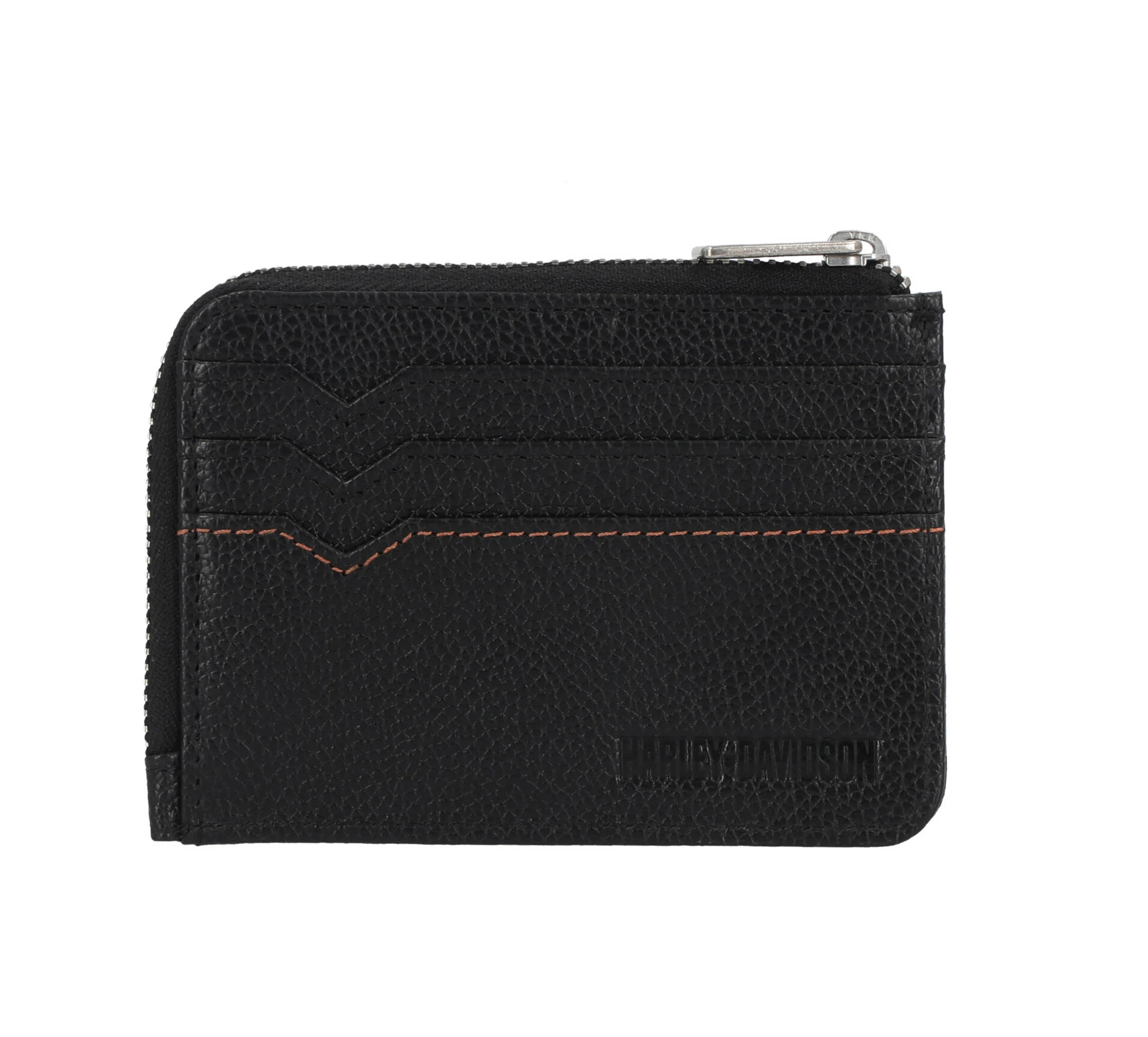 Men's Classic Leather Zip Card Case