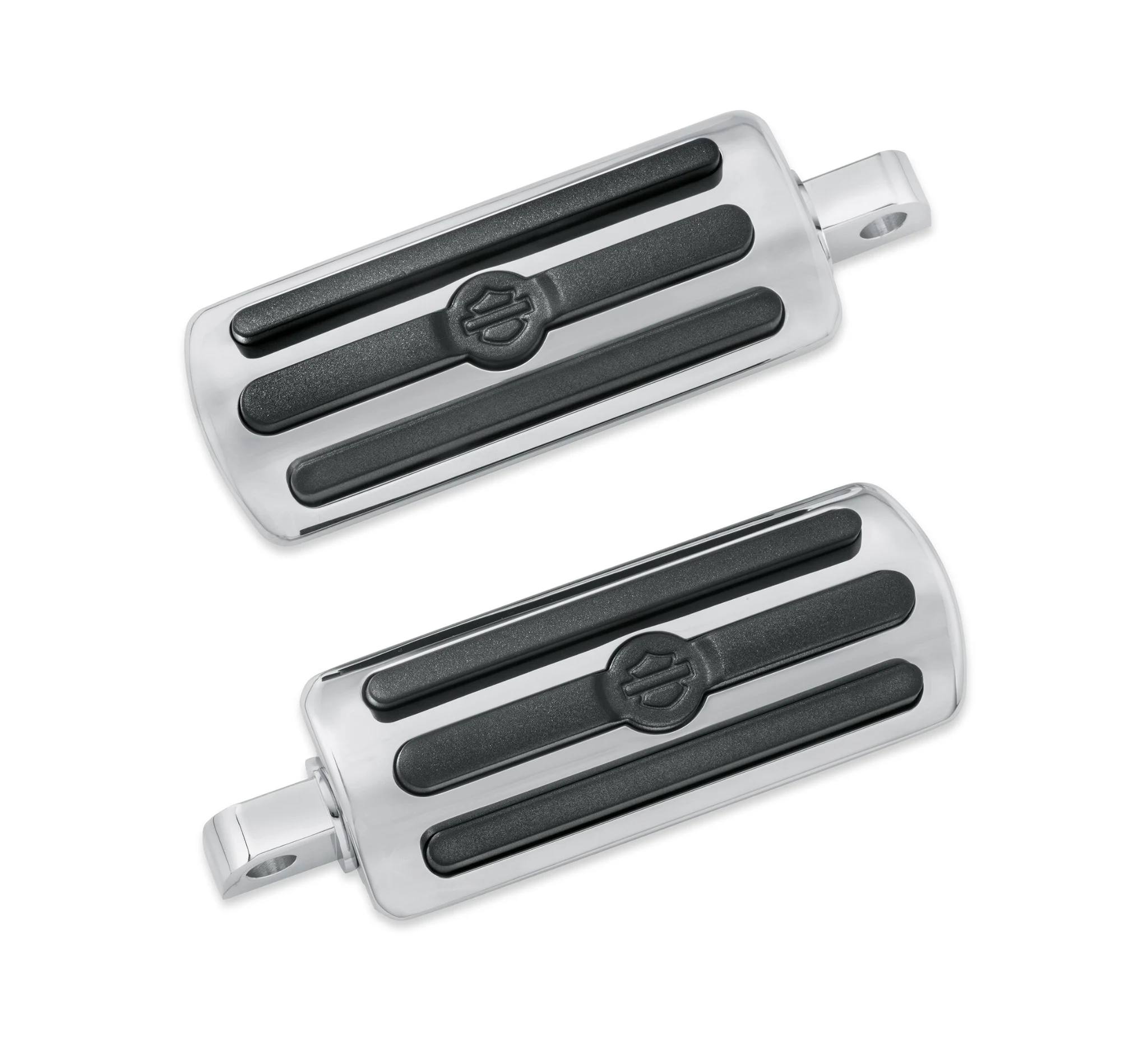 Chrome and Rubber Custom Footpegs