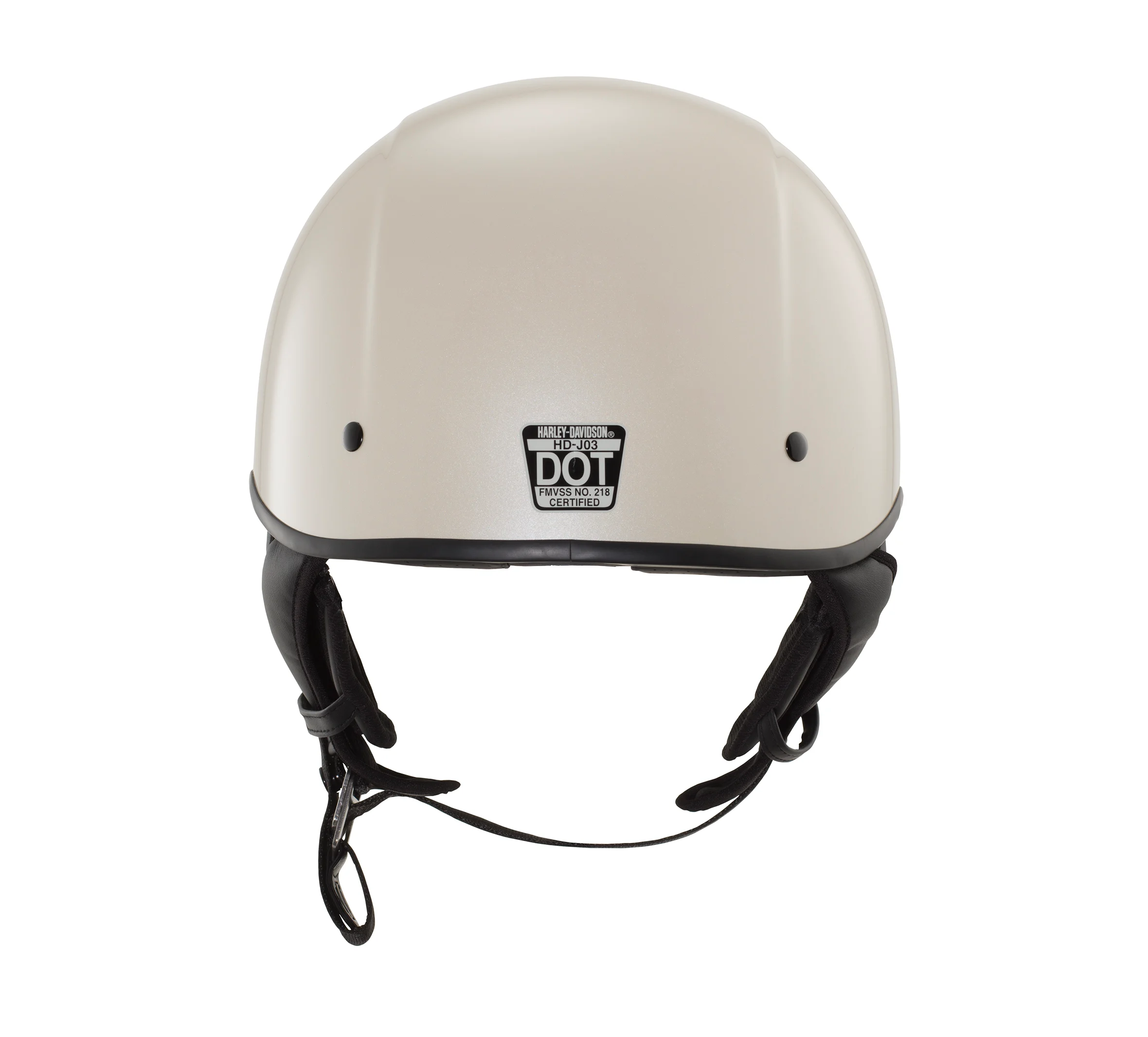 Busby Ultra-Light Sun Shield J03 1/2 Helmet - White Sand Pearl Gloss