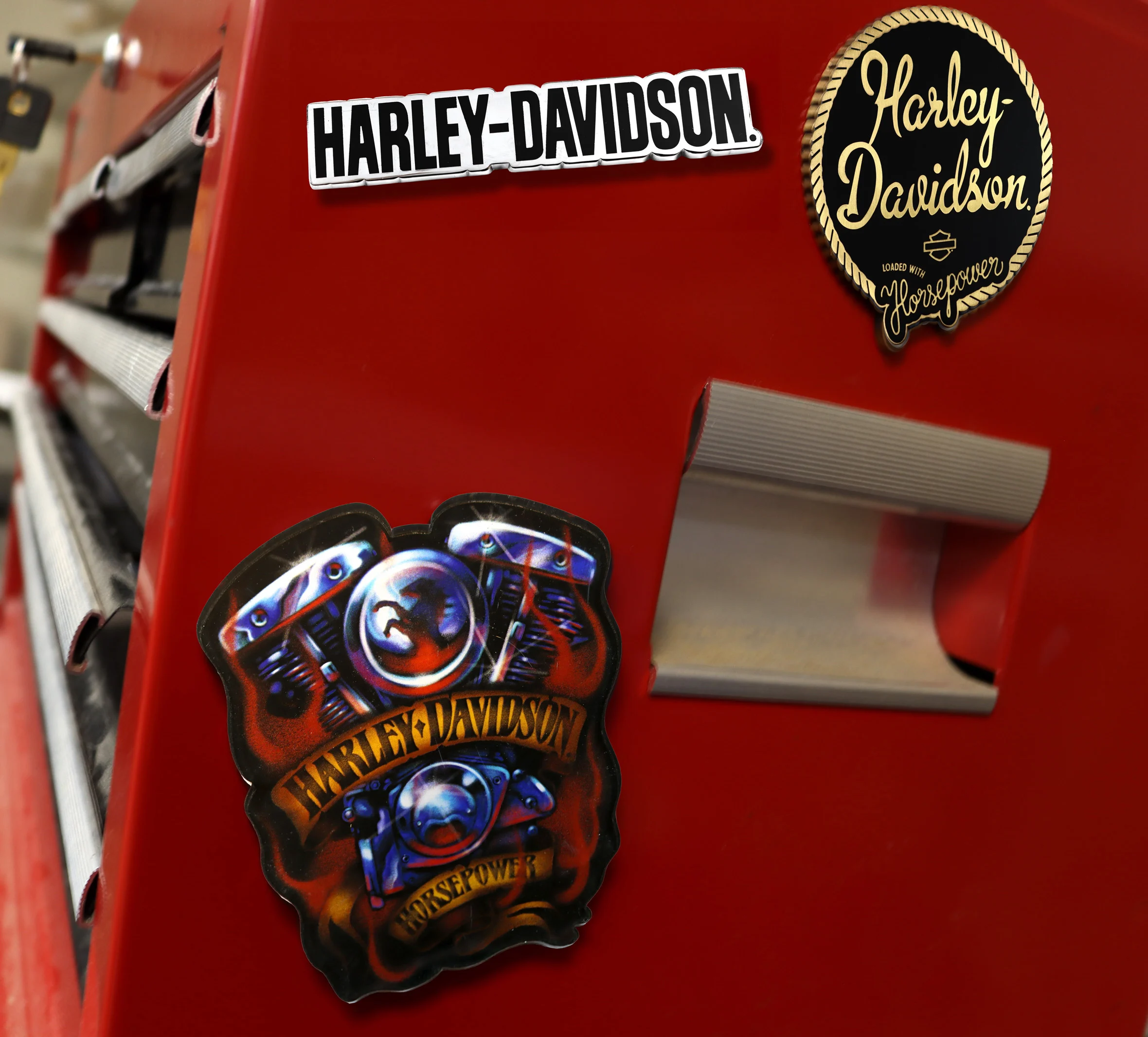 Chrome Horsepower Acrylic Magnet